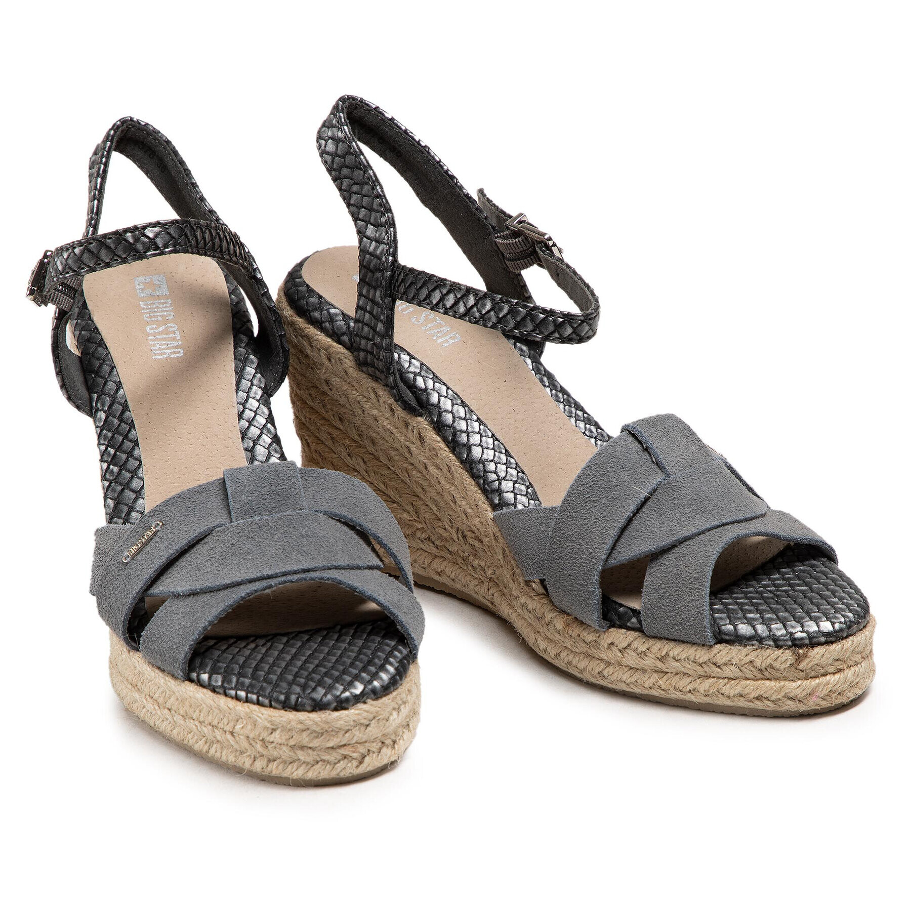 Big Star Shoes Еспадрили HH274378 Сив - Pepit.bg