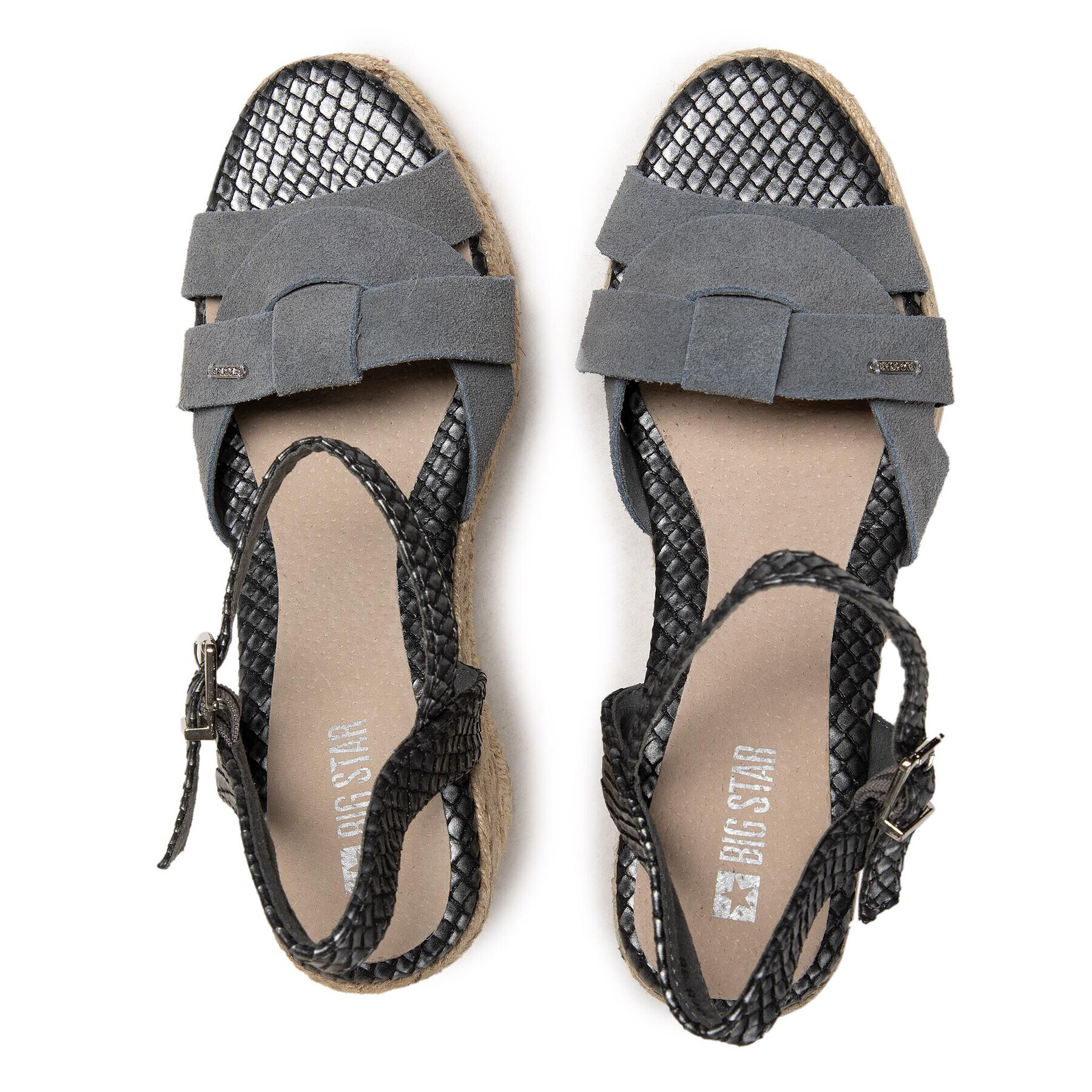 Big Star Shoes Еспадрили HH274378 Сив - Pepit.bg