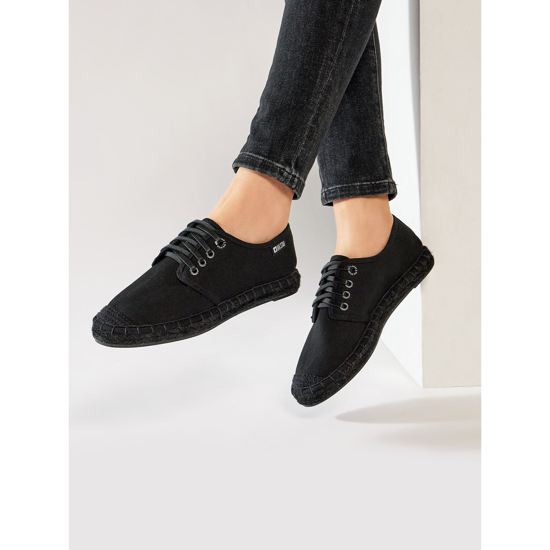 Big Star Shoes Еспадрили HH274489 Черен - Pepit.bg