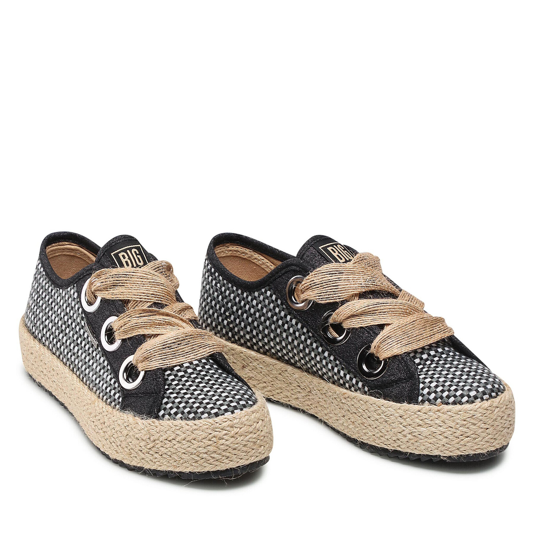 Big Star Shoes Еспадрили JJ274393 Черен - Pepit.bg