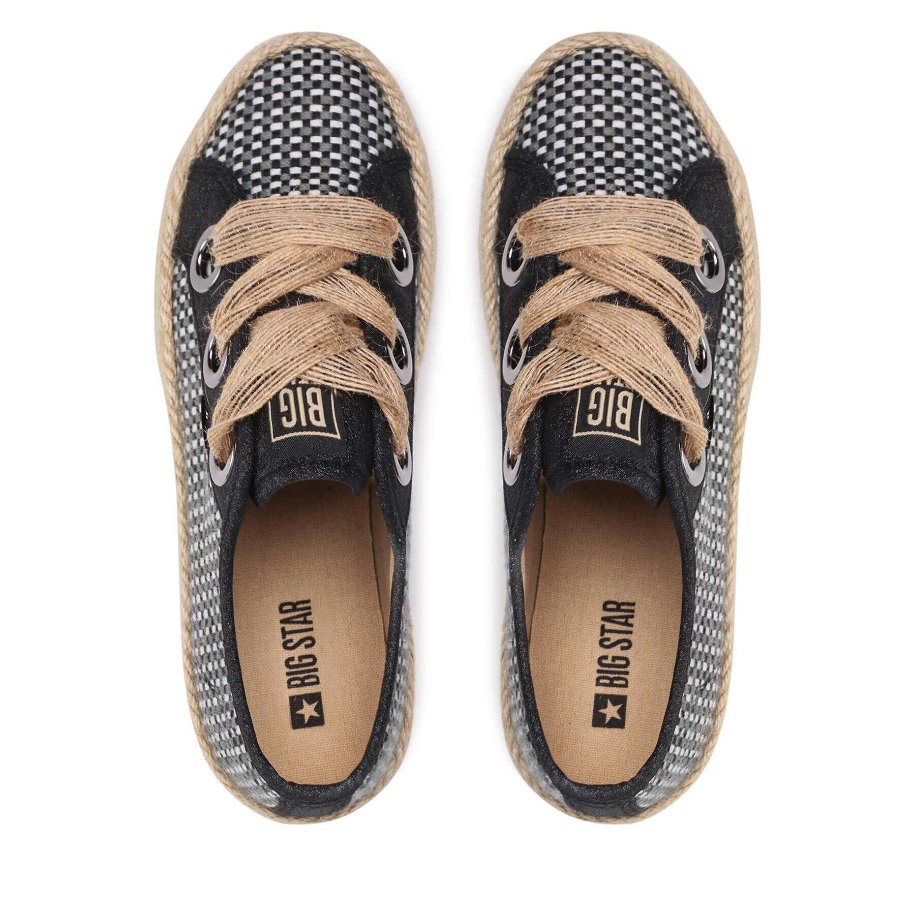 Big Star Shoes Еспадрили JJ274393 Черен - Pepit.bg