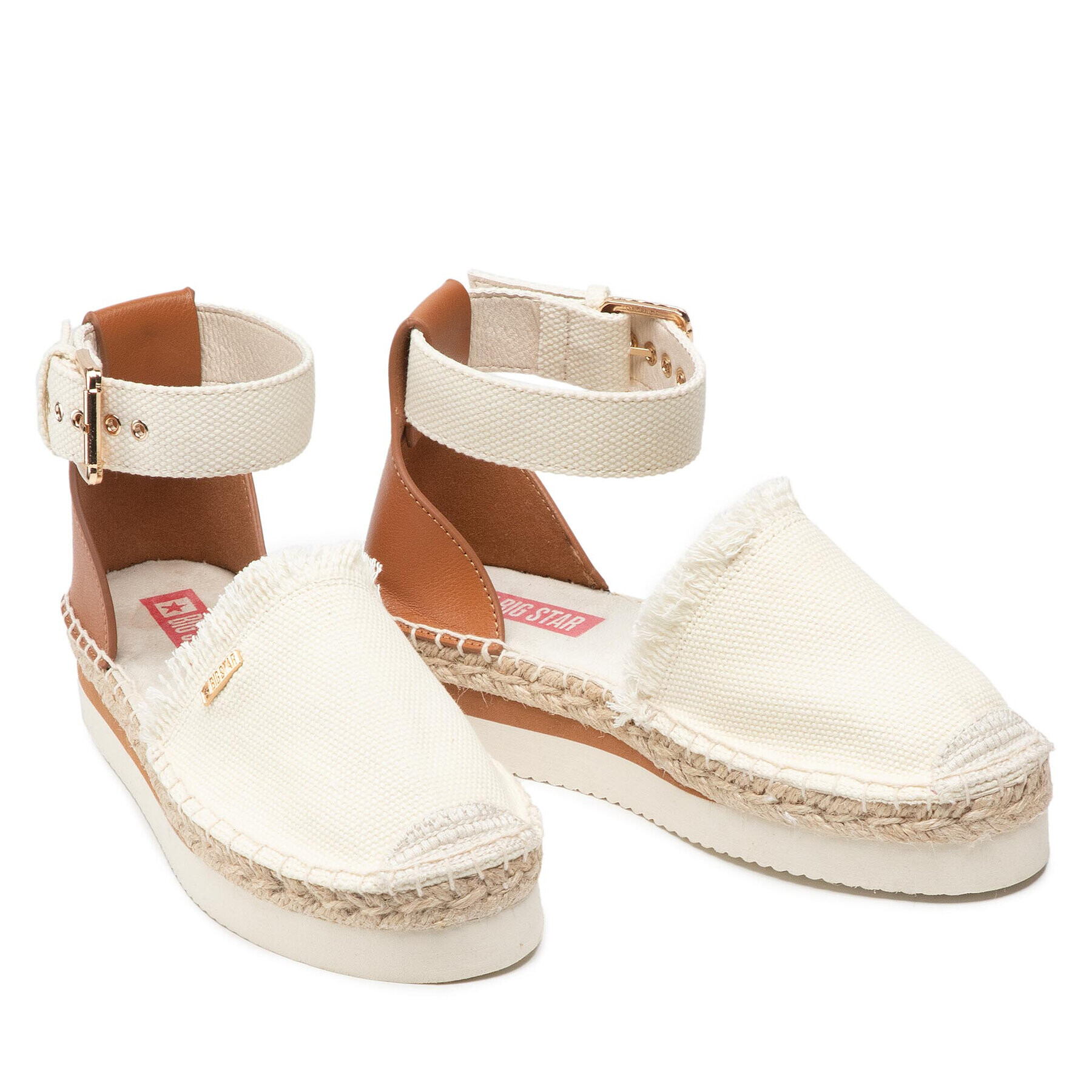 Big Star Shoes Еспадрили JJ274886 Бежов - Pepit.bg