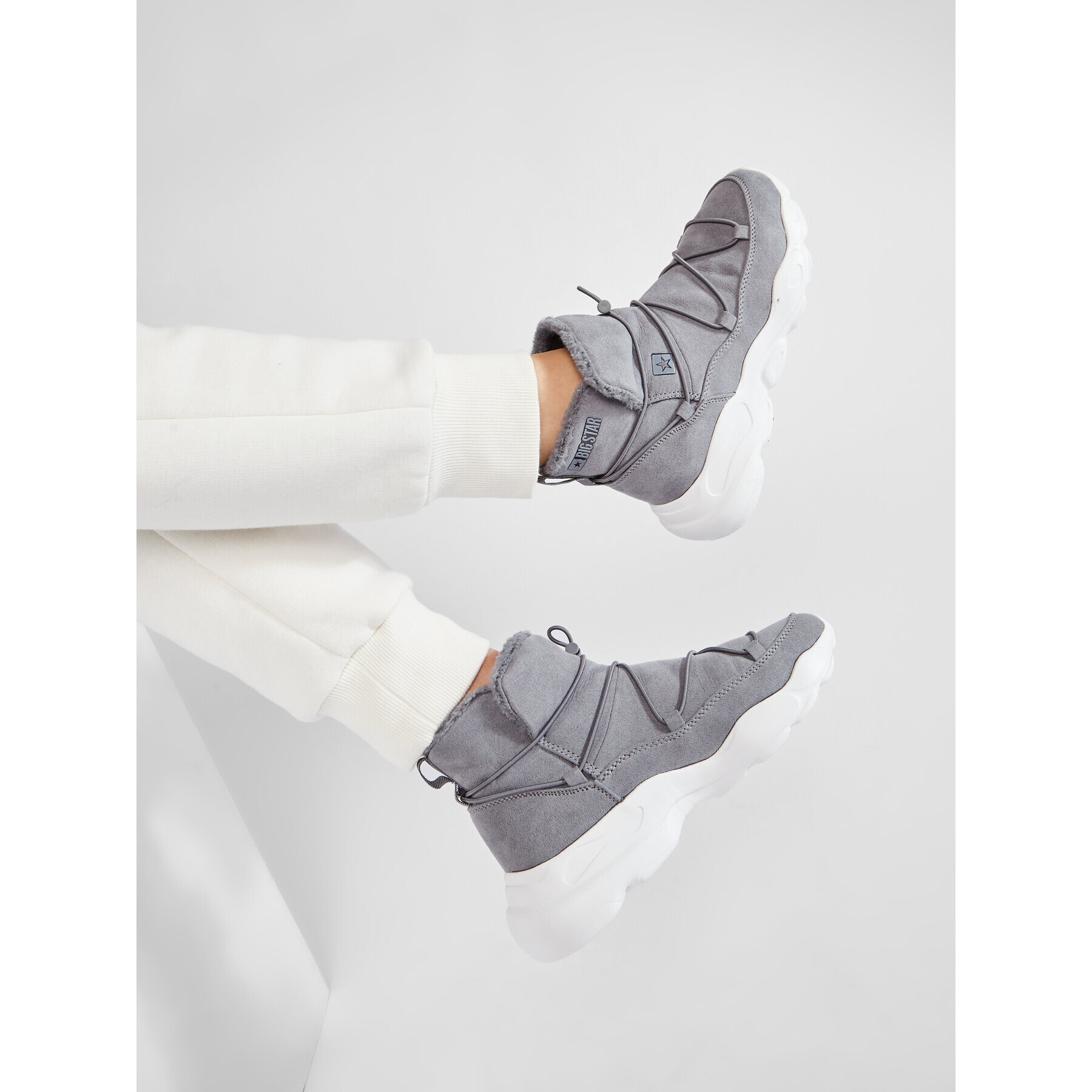 Big Star Shoes Боти II274264 Сив - Pepit.bg