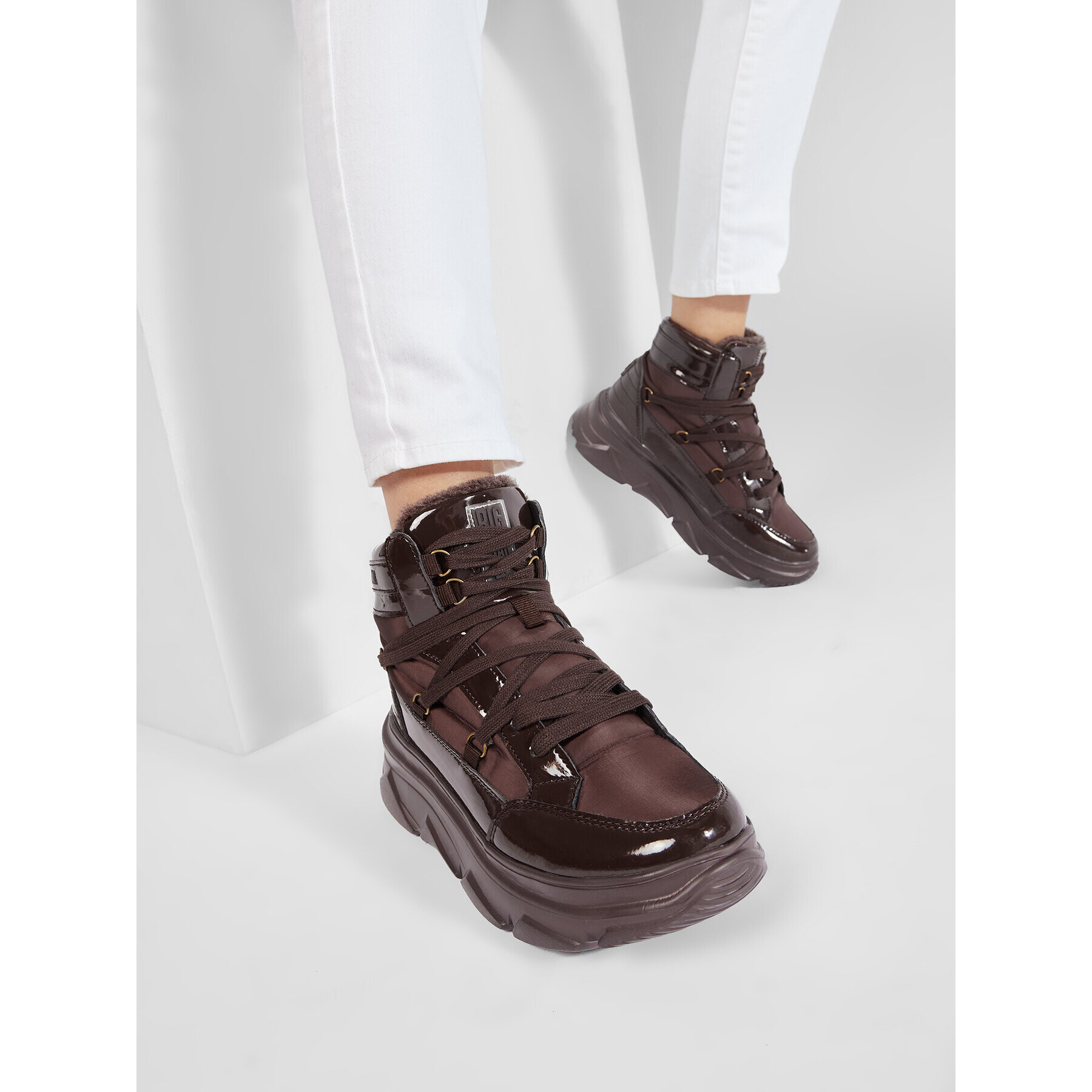 Big Star Shoes Боти II274310 Кафяв - Pepit.bg