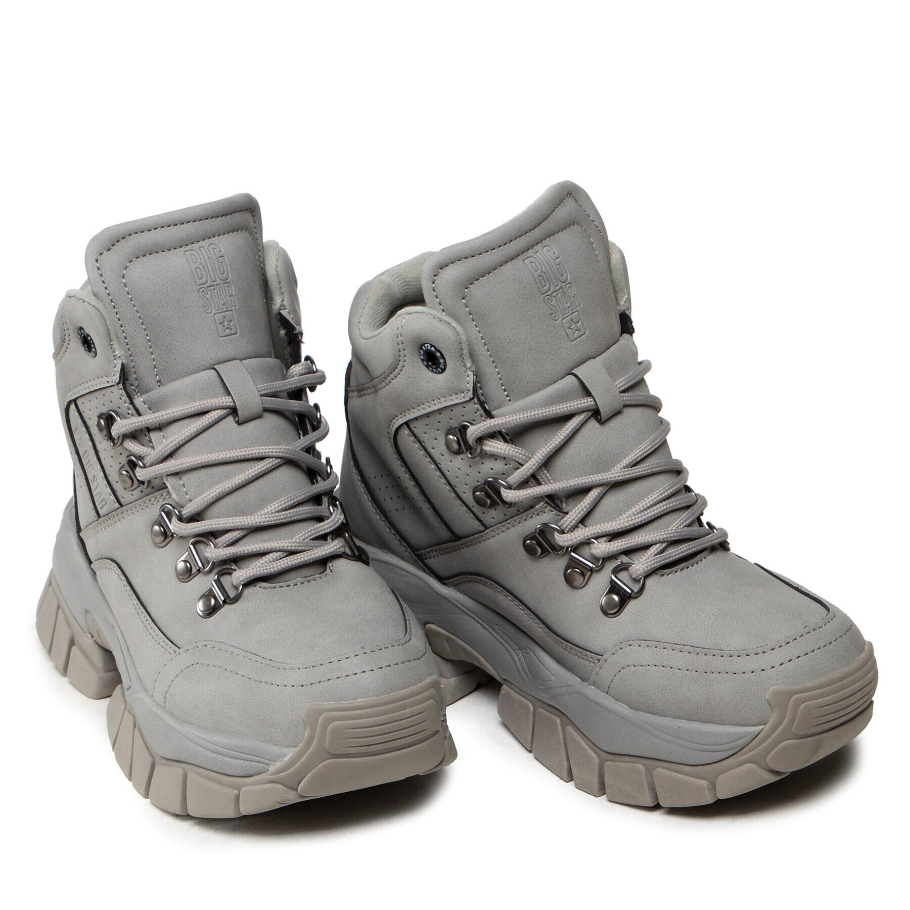 Big Star Shoes Боти II274330 Сив - Pepit.bg