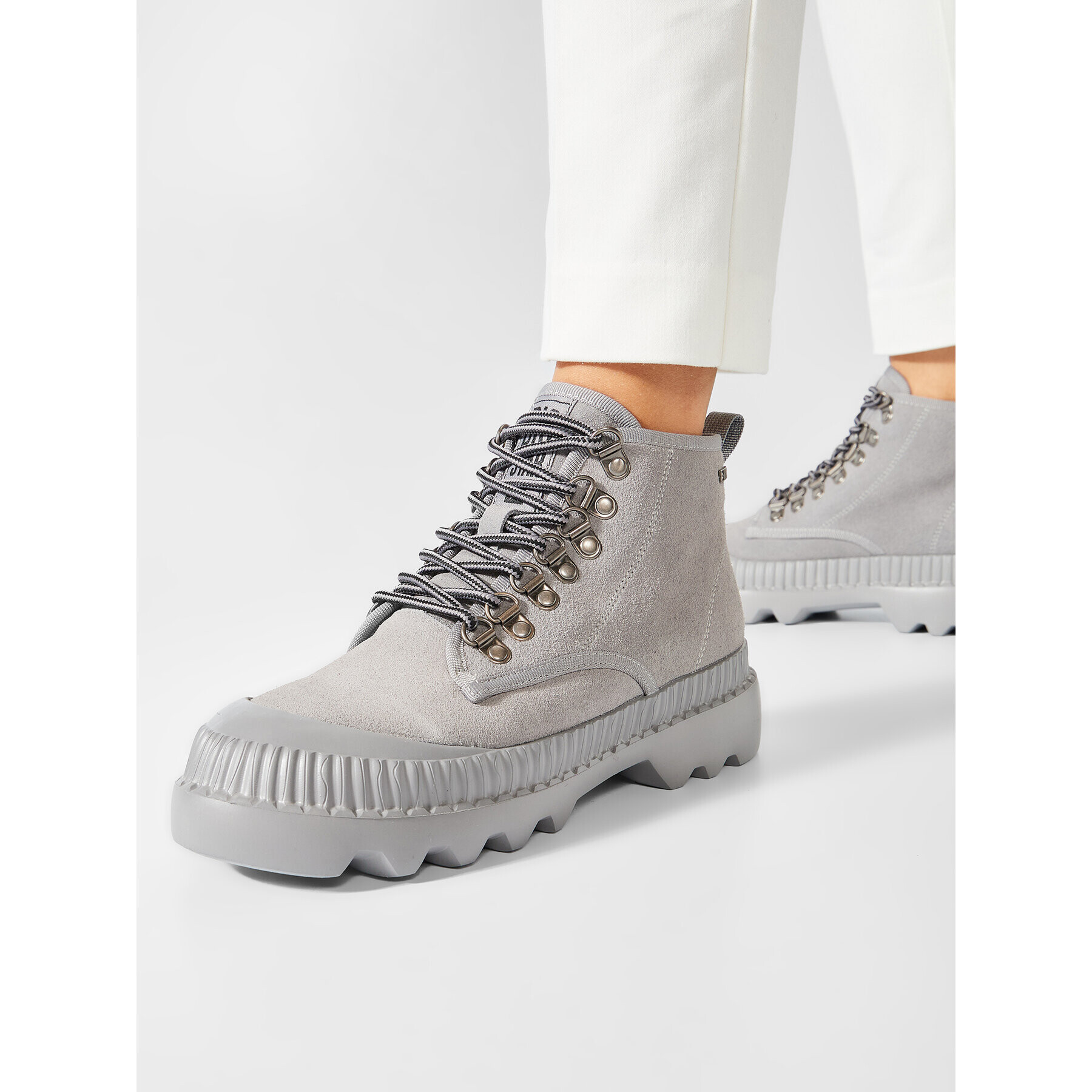 Big Star Shoes Боти II274365 Сив - Pepit.bg