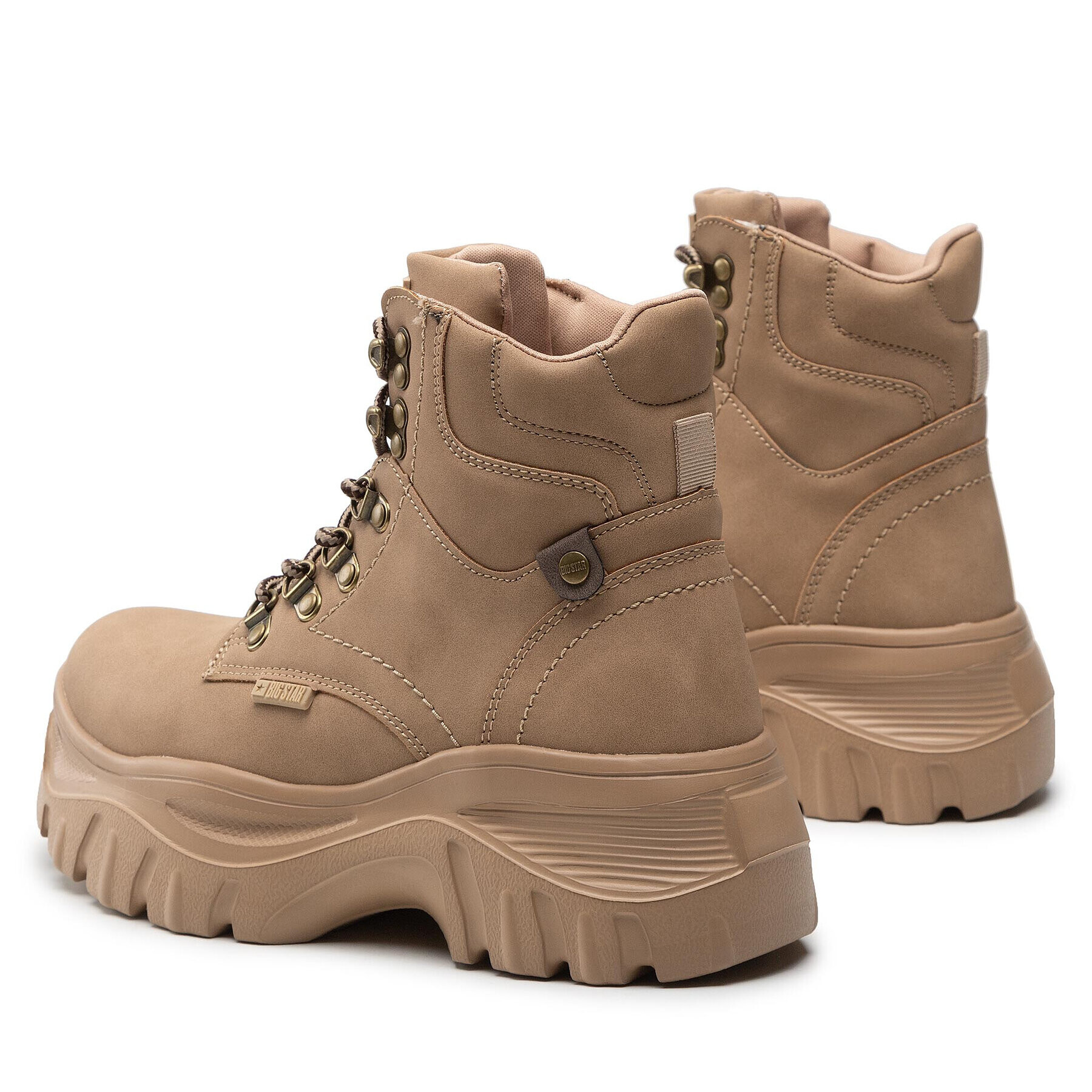 Big Star Shoes Боти KK274366 Кафяв - Pepit.bg