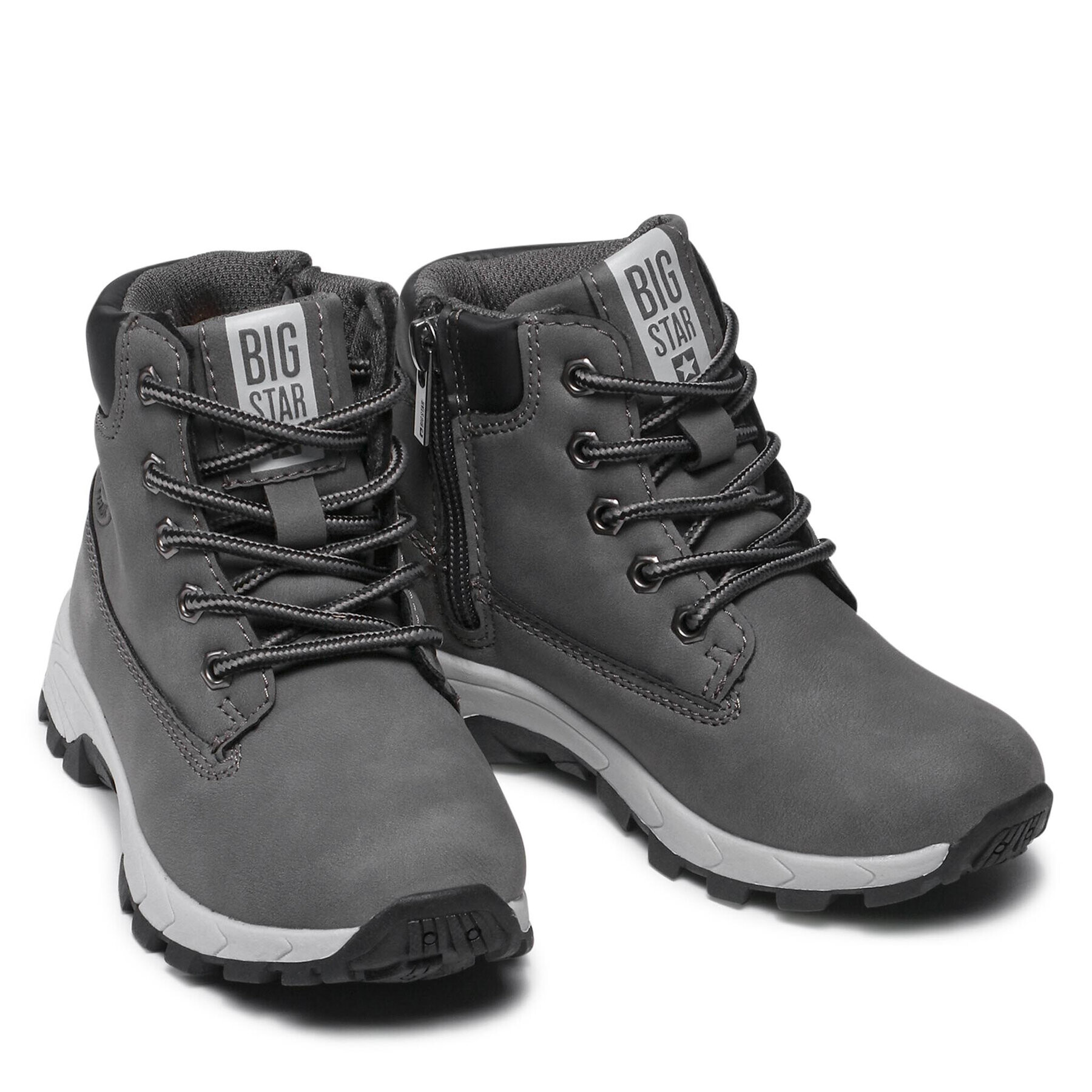 Big Star Shoes Ботуши II374102 Сив - Pepit.bg
