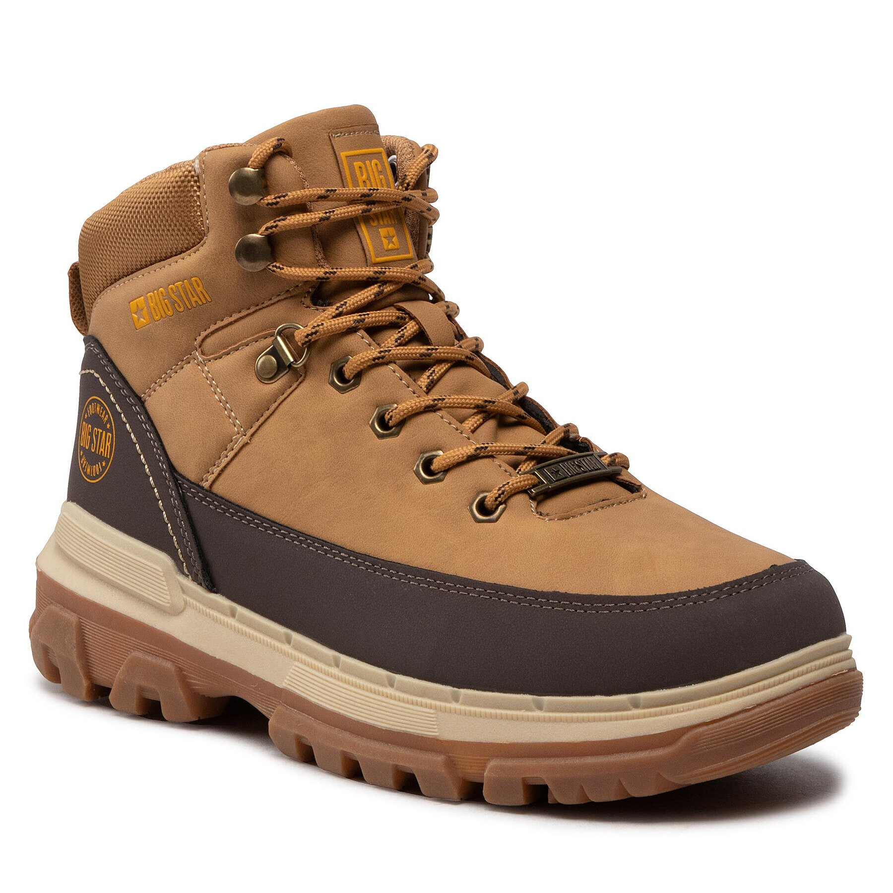 Big Star Shoes Ботуши KK174119 Кафяв - Pepit.bg
