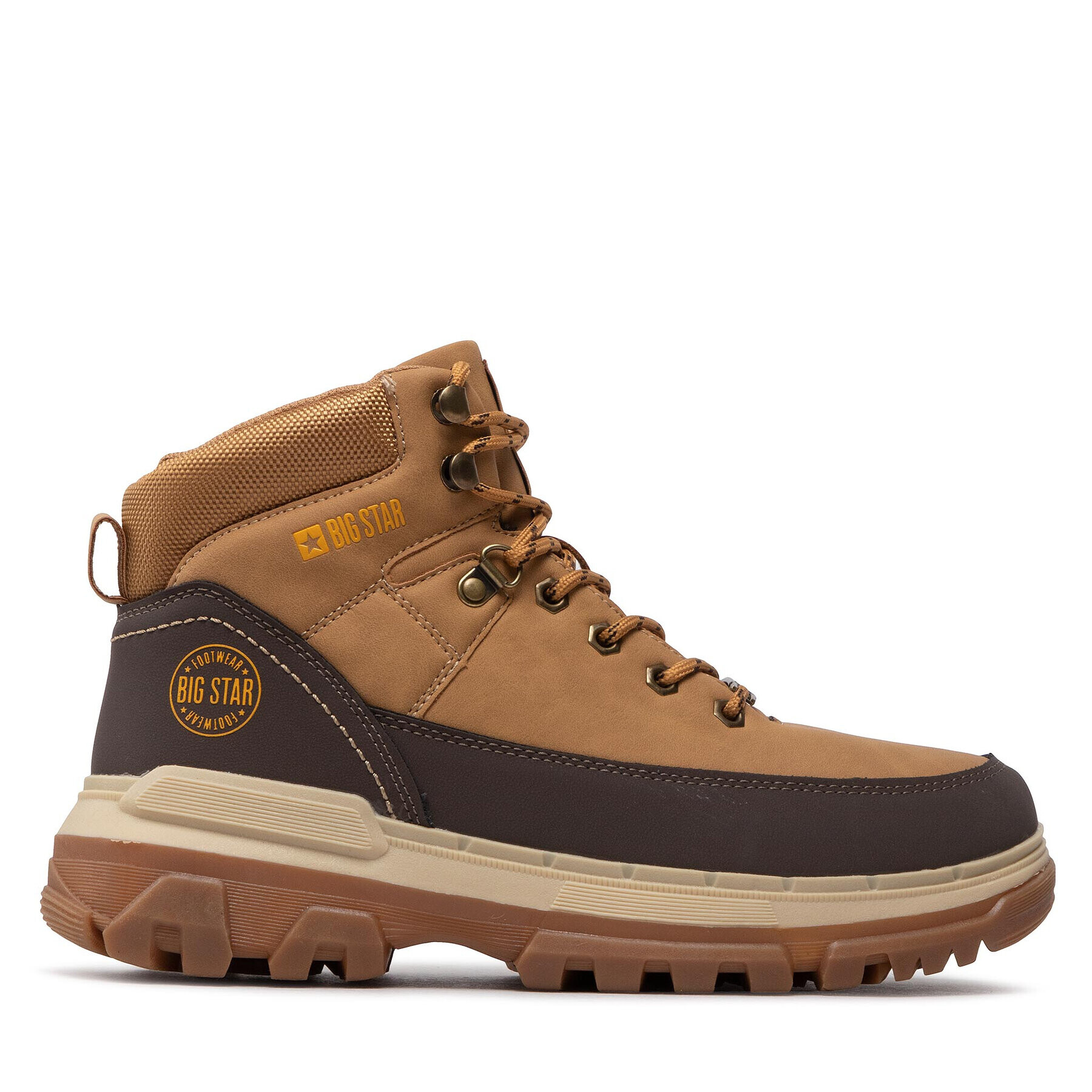 Big Star Shoes Ботуши KK174119 Кафяв - Pepit.bg