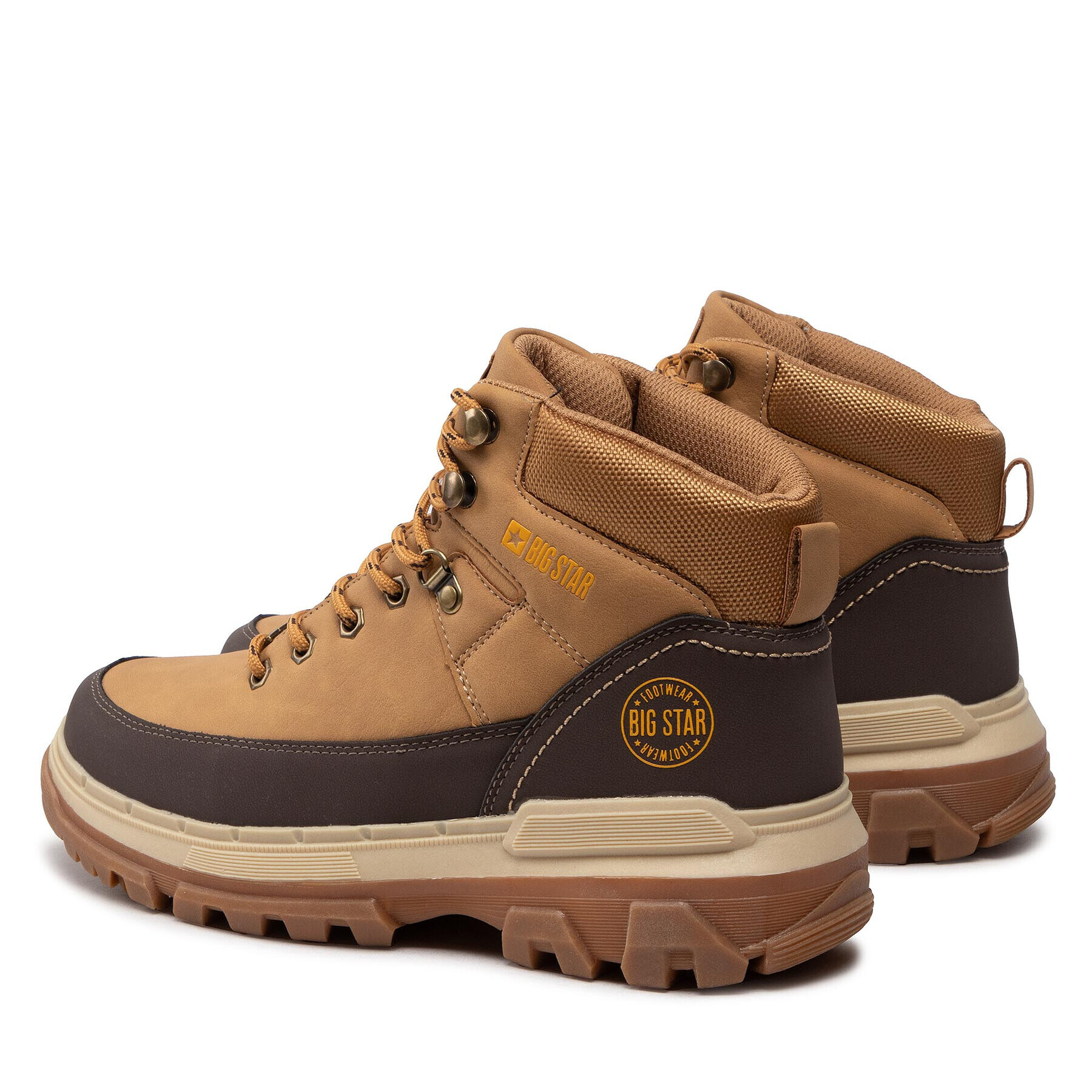 Big Star Shoes Ботуши KK174119 Кафяв - Pepit.bg