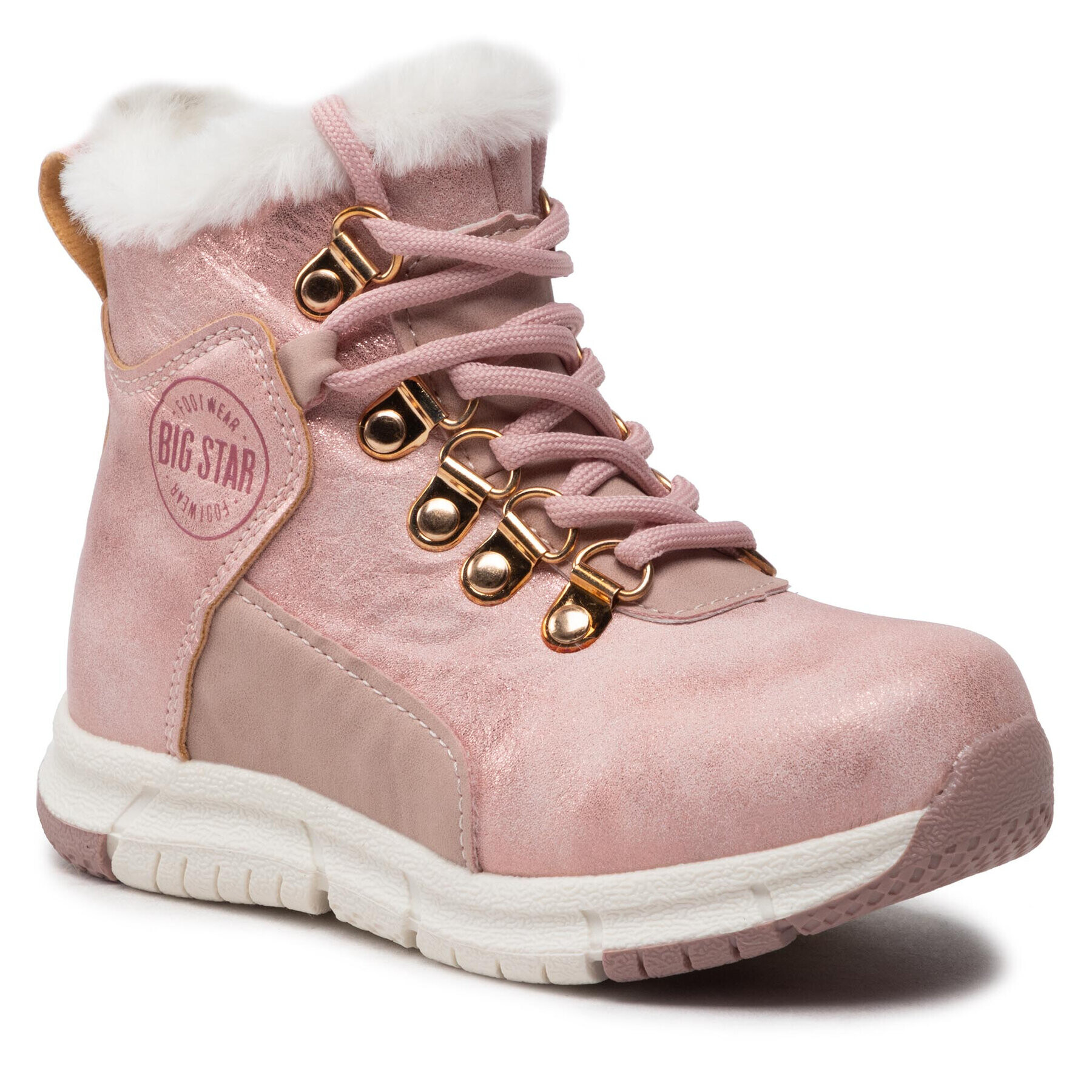 Big Star Shoes Ботуши KK374177 Розов - Pepit.bg