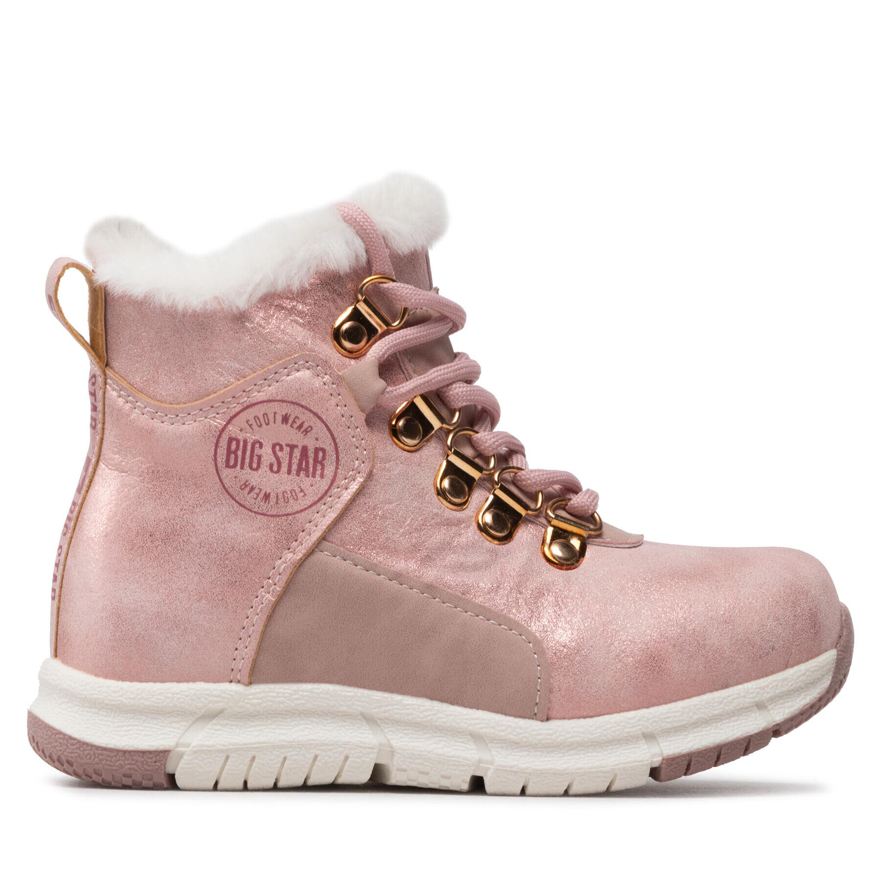Big Star Shoes Ботуши KK374177 Розов - Pepit.bg