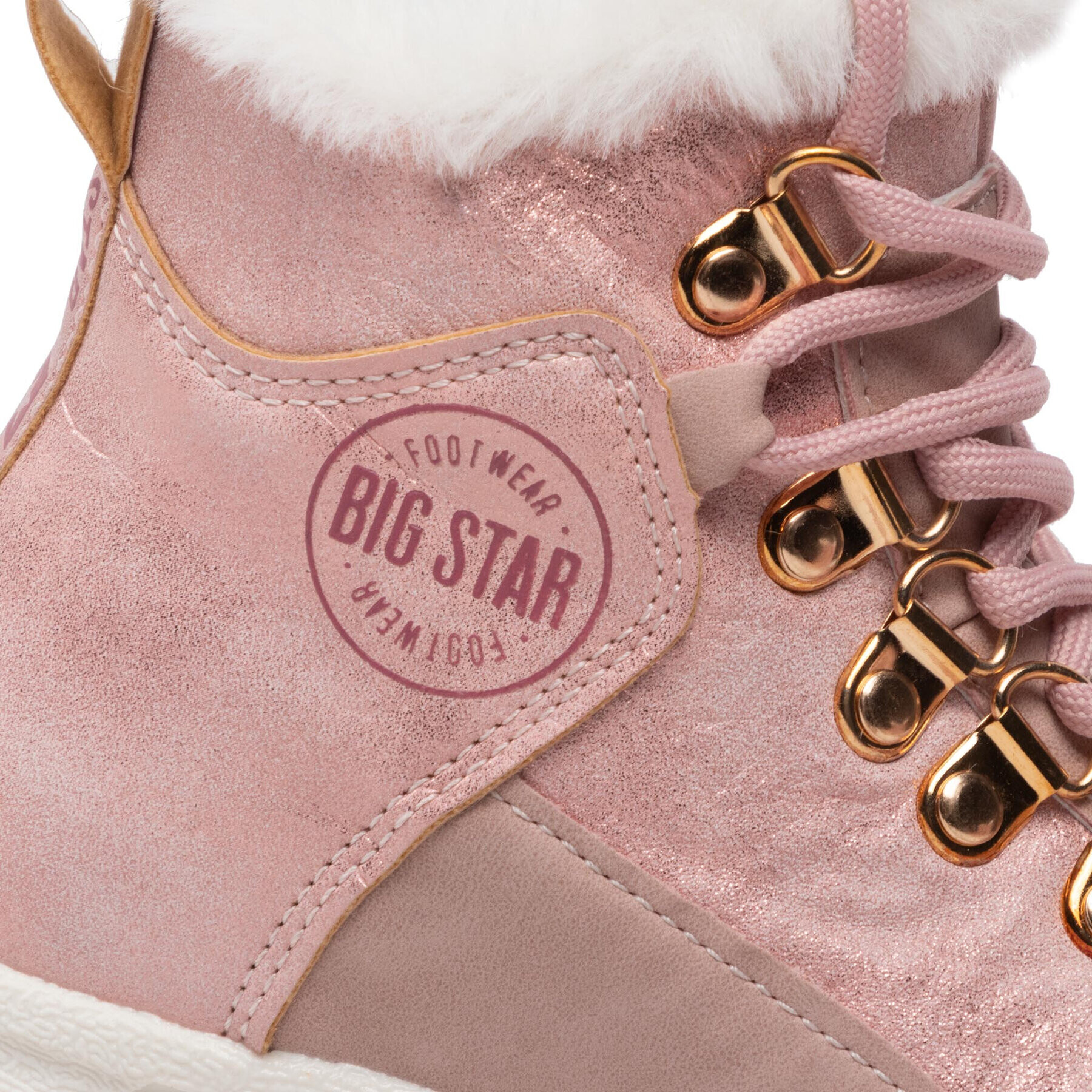 Big Star Shoes Ботуши KK374177 Розов - Pepit.bg