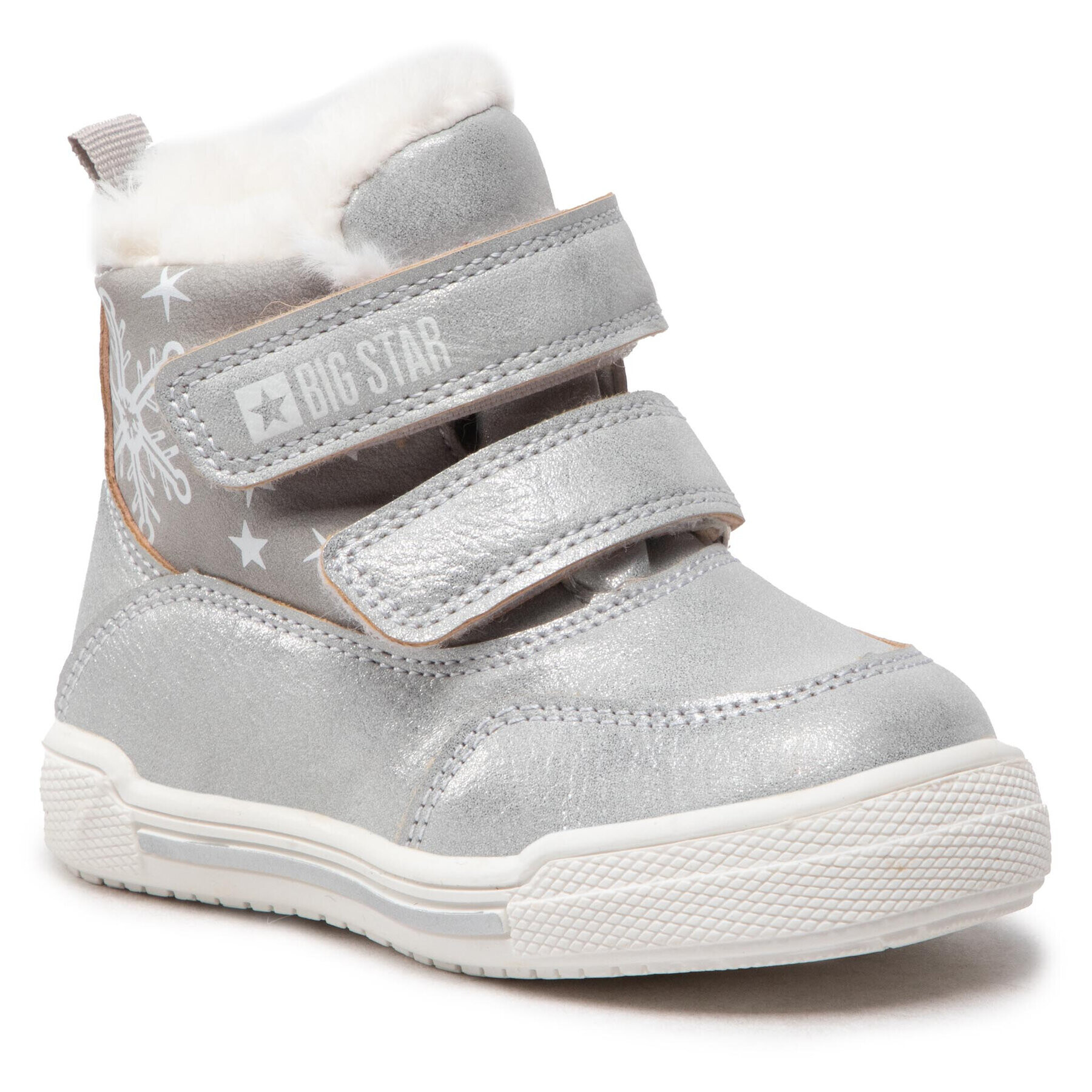 Big Star Shoes Ботуши KK374190 Сребрист - Pepit.bg