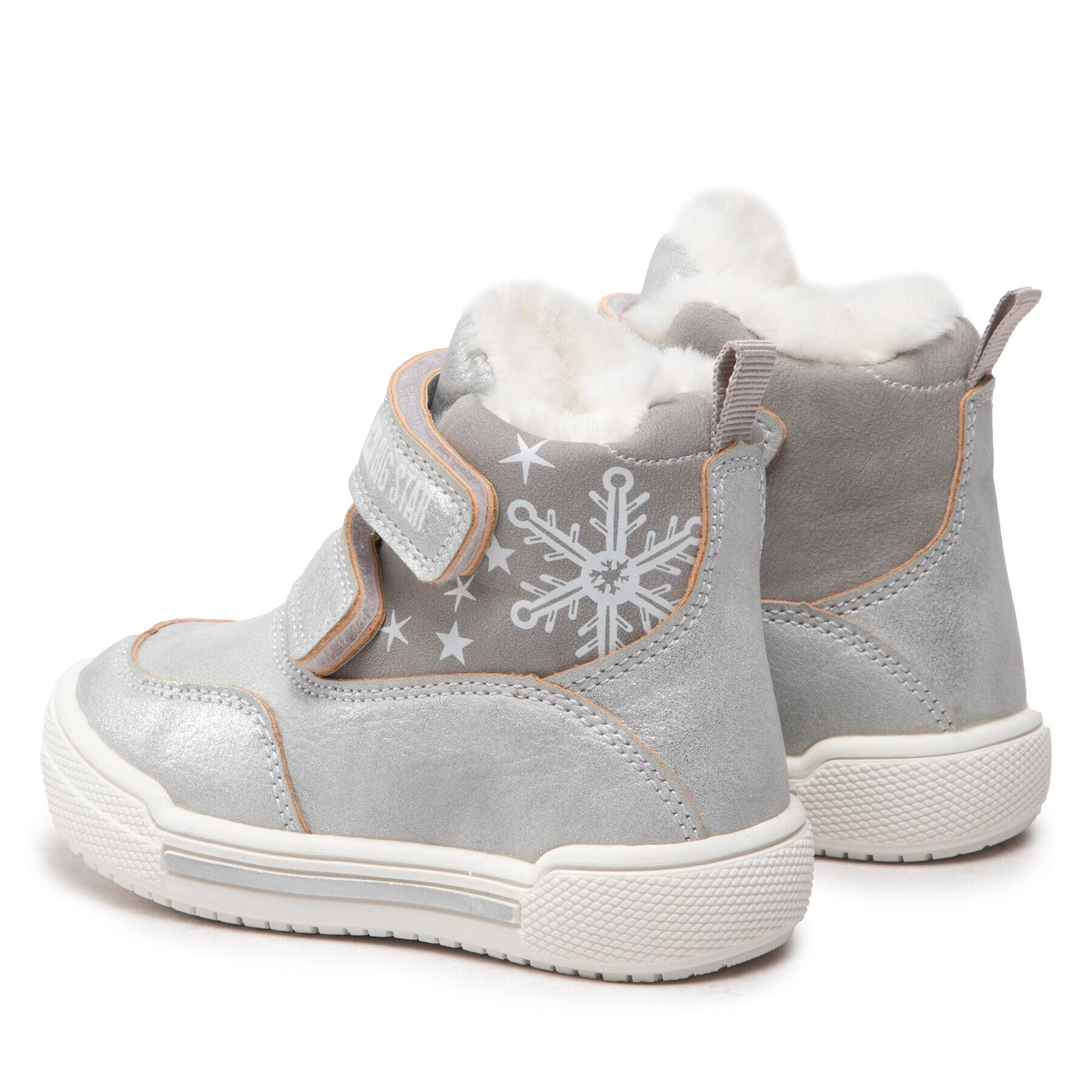 Big Star Shoes Ботуши KK374190 Сребрист - Pepit.bg