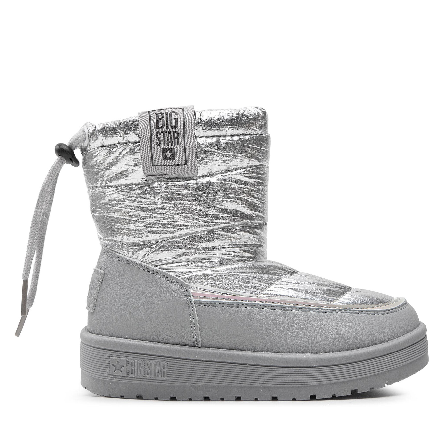 Big Star Shoes Ботуши KK374218 Сребрист - Pepit.bg