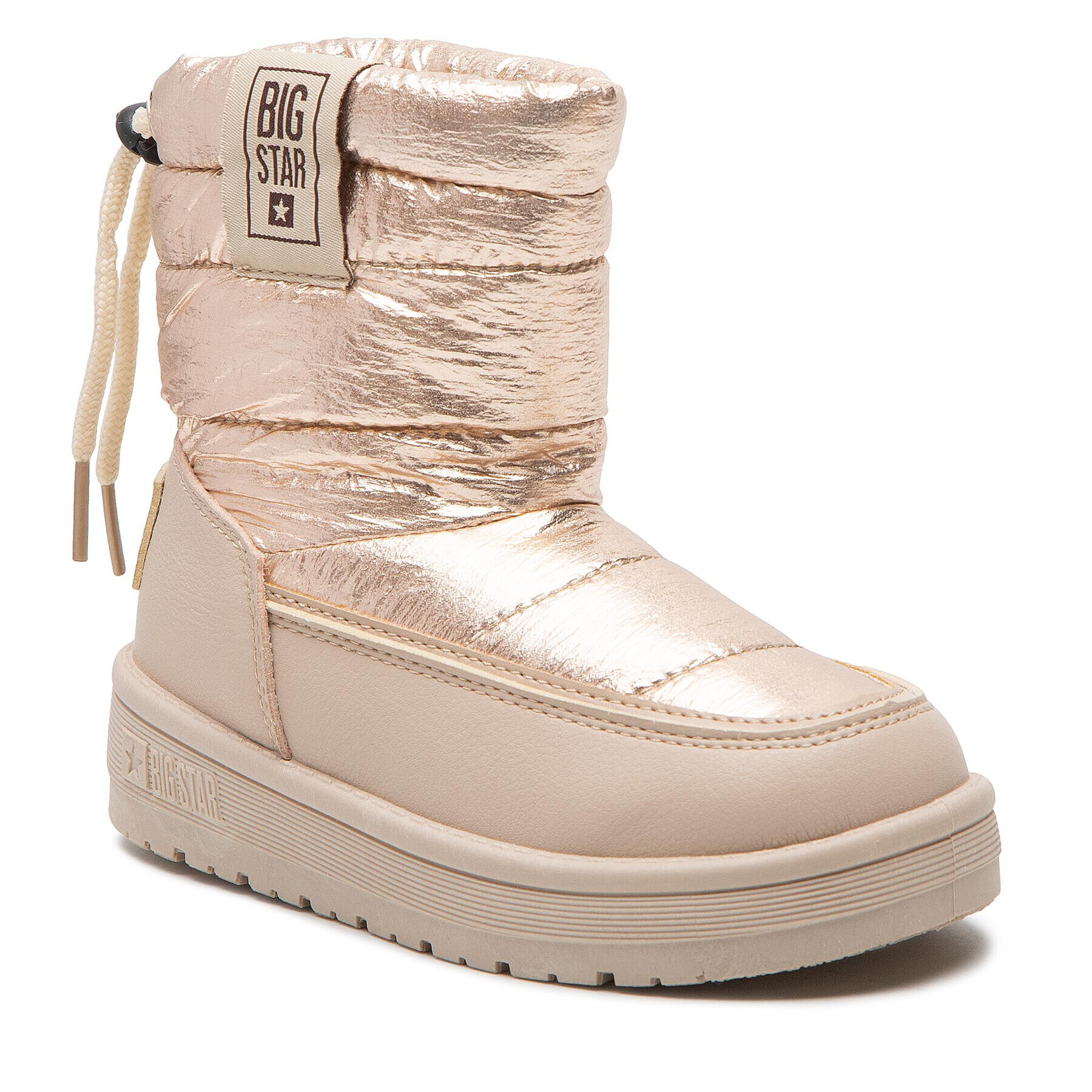 Big Star Shoes Ботуши KK374221 Бежов - Pepit.bg