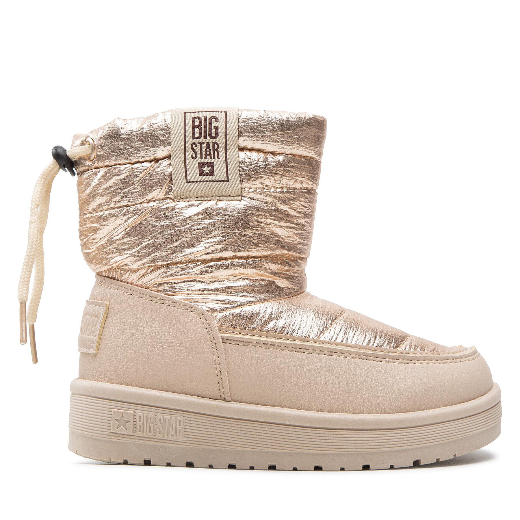 Big Star Shoes Ботуши KK374221 Бежов - Pepit.bg