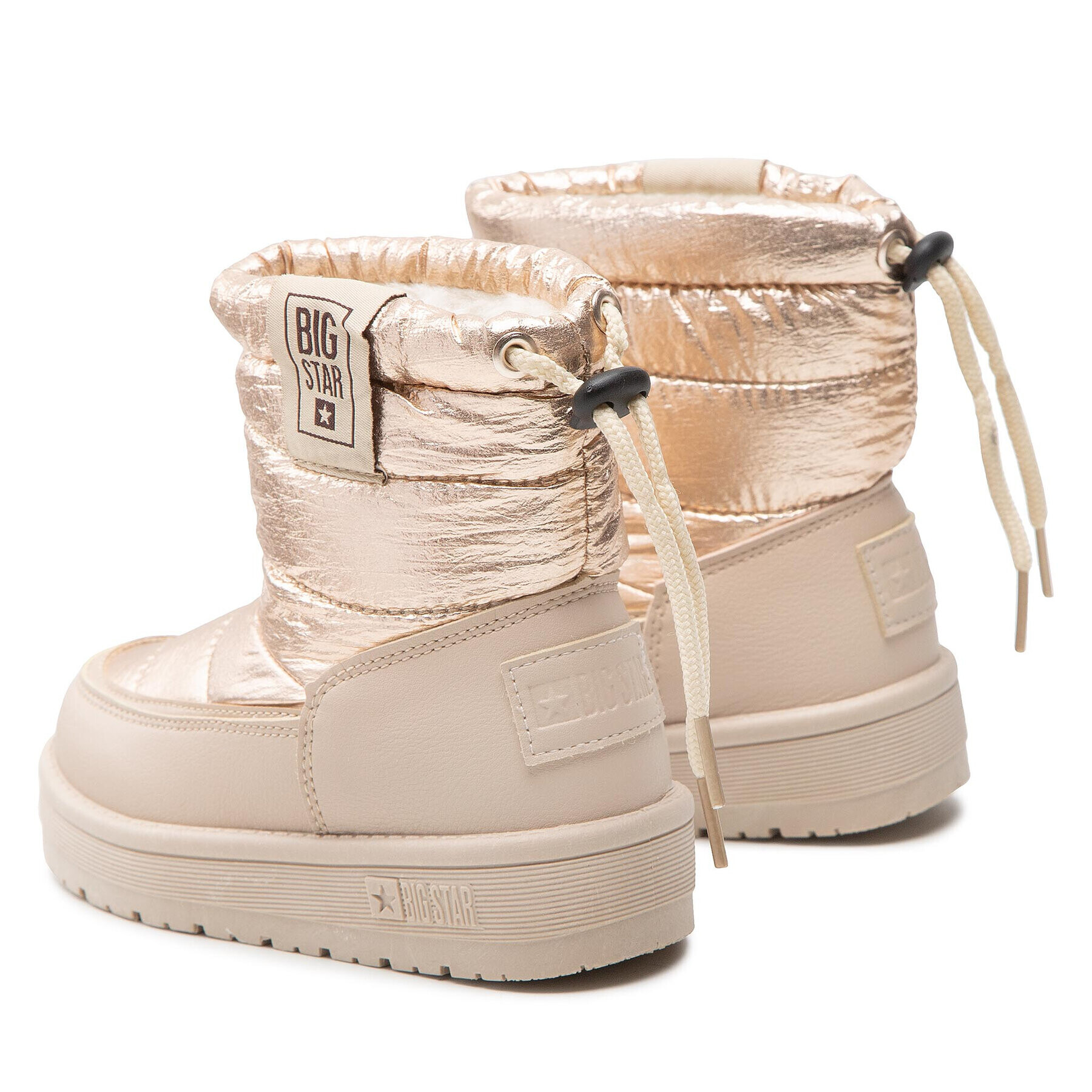 Big Star Shoes Ботуши KK374221 Бежов - Pepit.bg