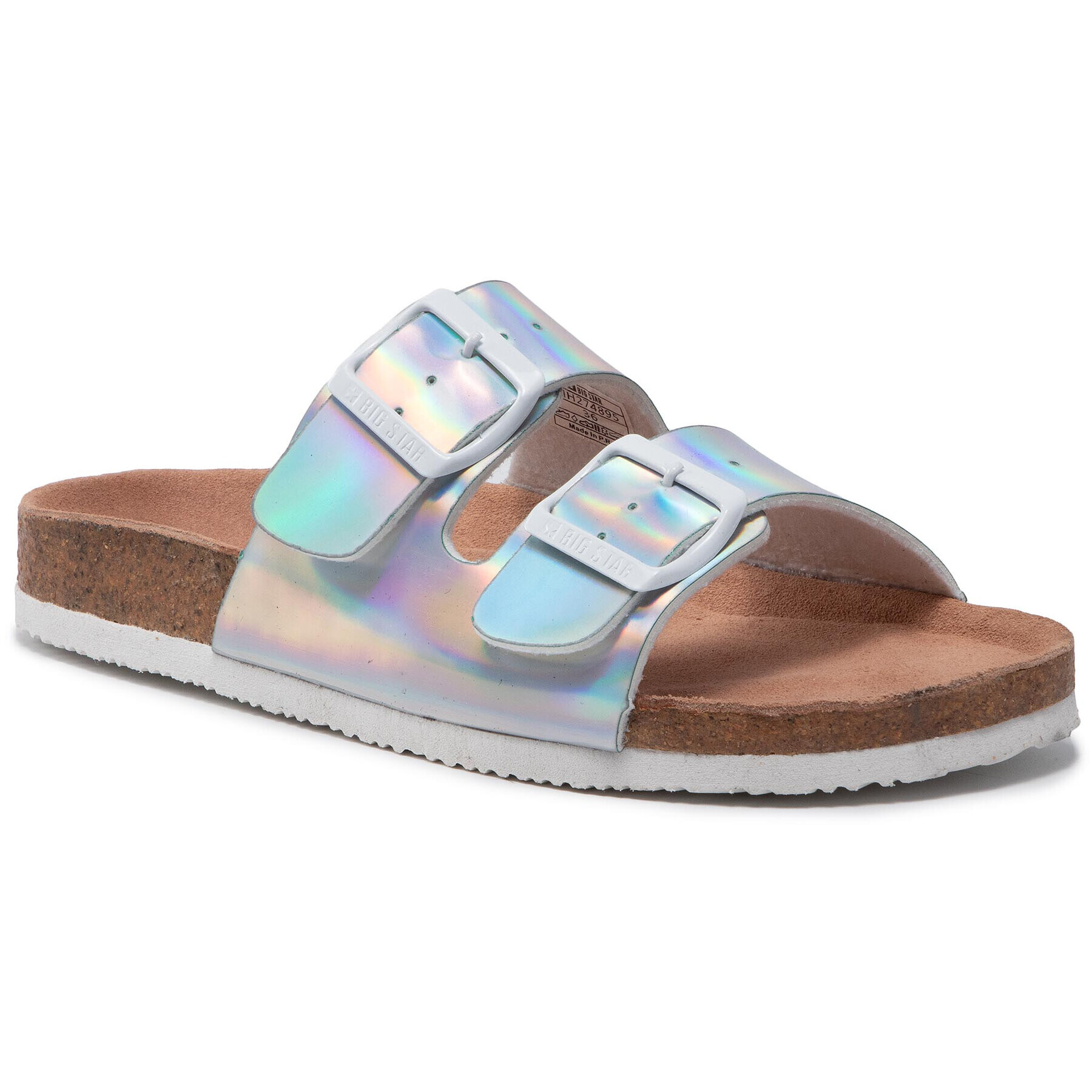 Big Star Shoes Чехли HH274895 Сребрист - Pepit.bg