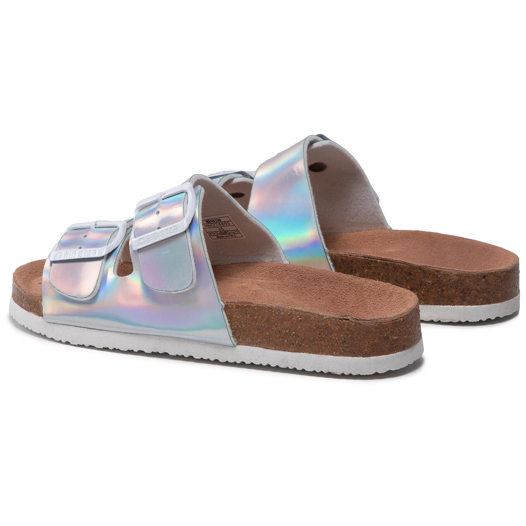 Big Star Shoes Чехли HH274895 Сребрист - Pepit.bg