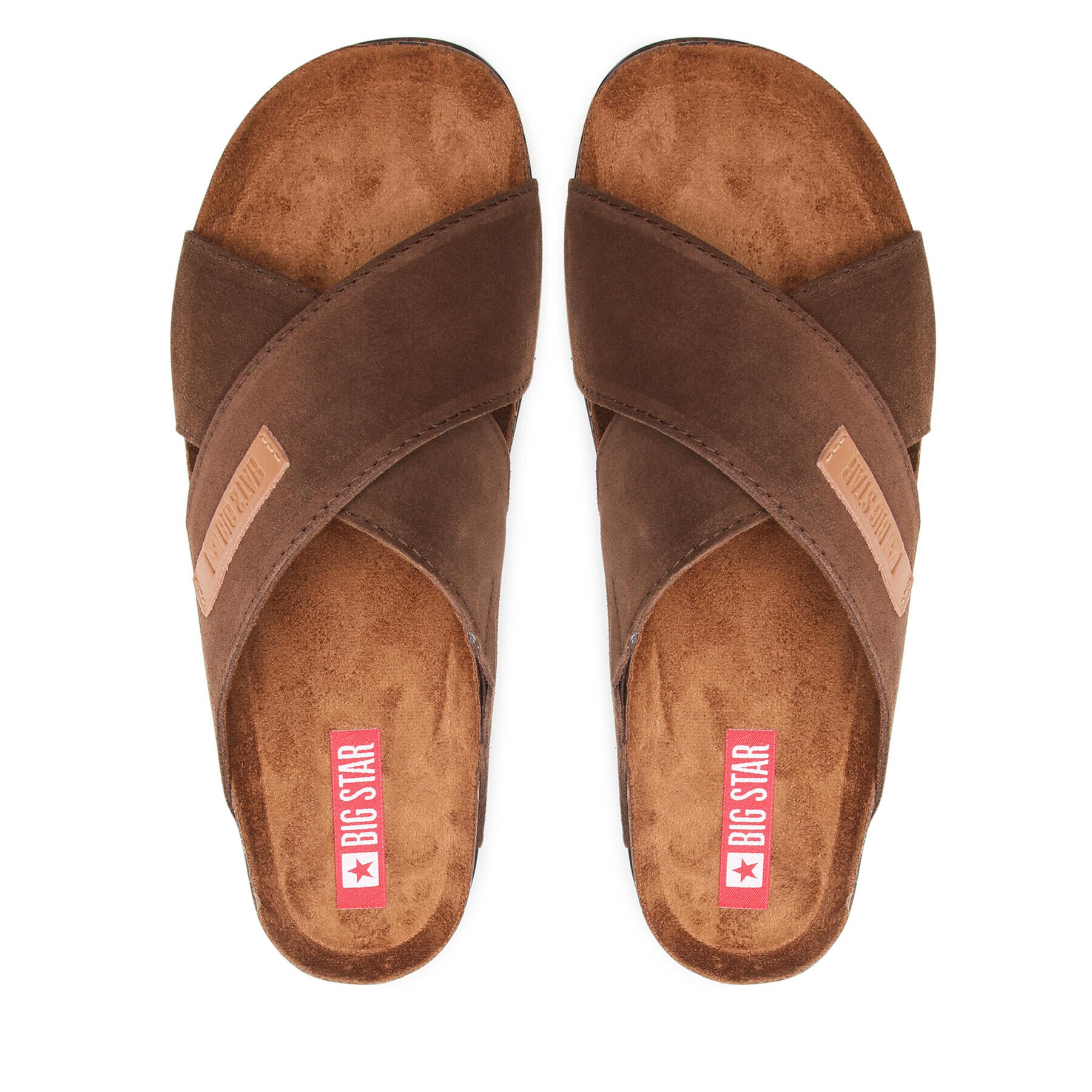 Big Star Shoes Чехли JJ176006 Кафяв - Pepit.bg