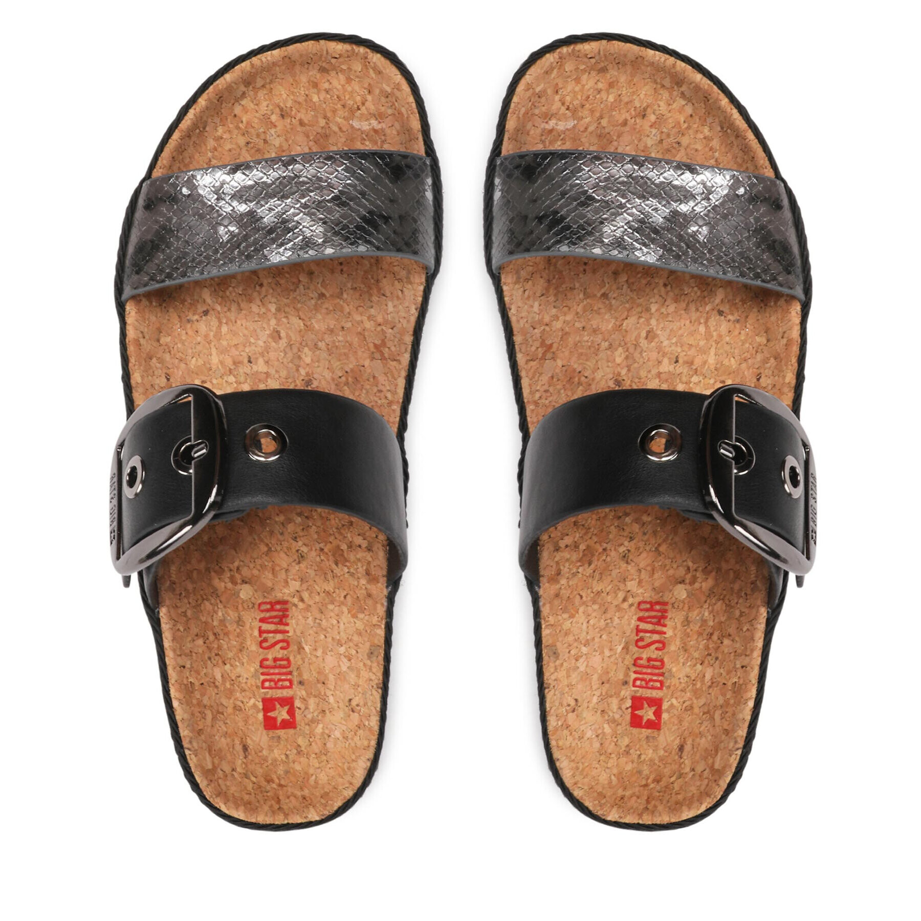 Big Star Shoes Чехли JJ274726 Черен - Pepit.bg