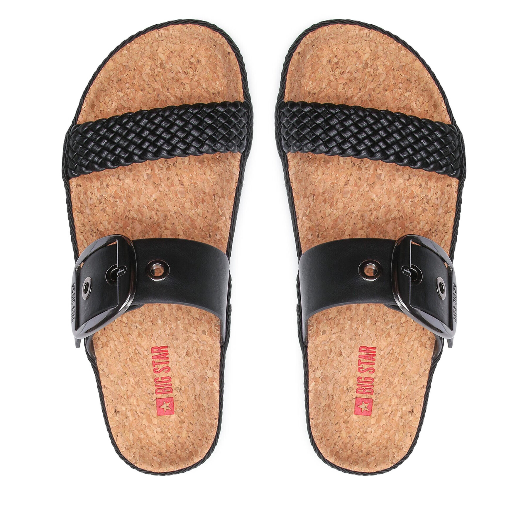 Big Star Shoes Чехли JJ274730 Черен - Pepit.bg