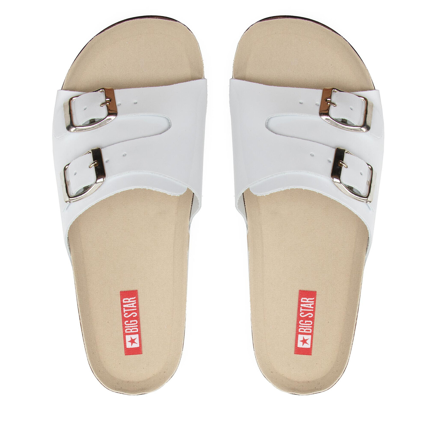 Big Star Shoes Чехли JJ276041 Бял - Pepit.bg