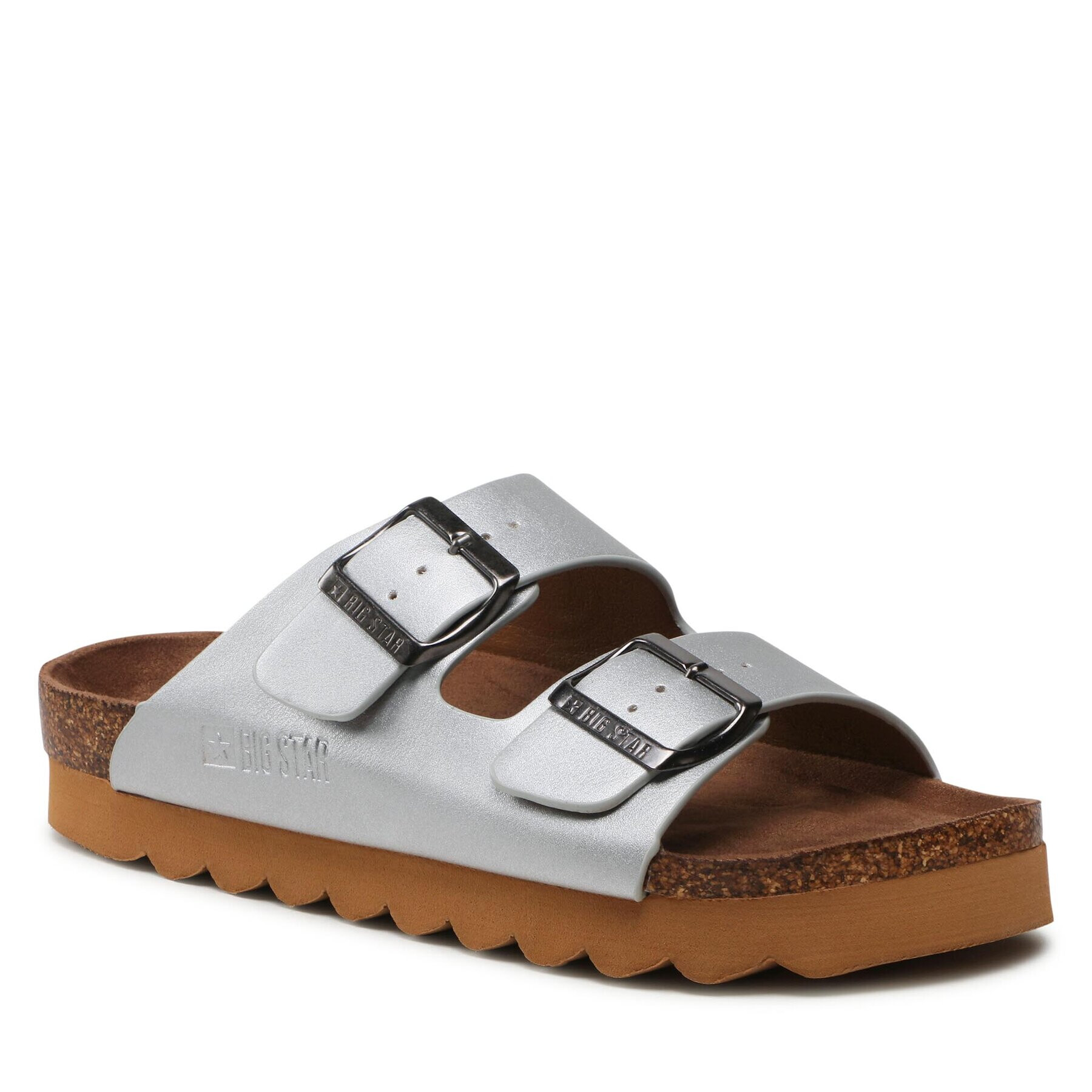 Big Star Shoes Чехли LL274476 Сребрист - Pepit.bg
