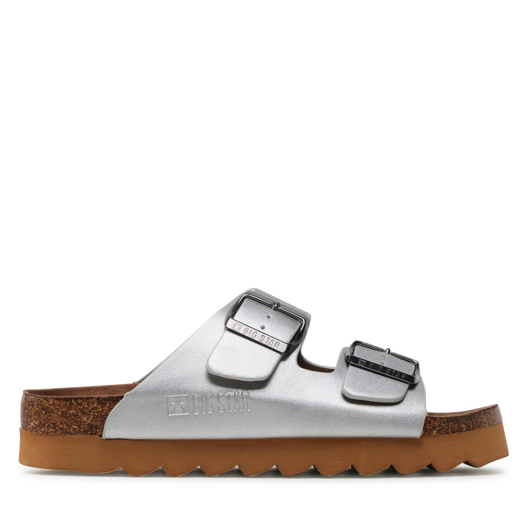 Big Star Shoes Чехли LL274476 Сребрист - Pepit.bg