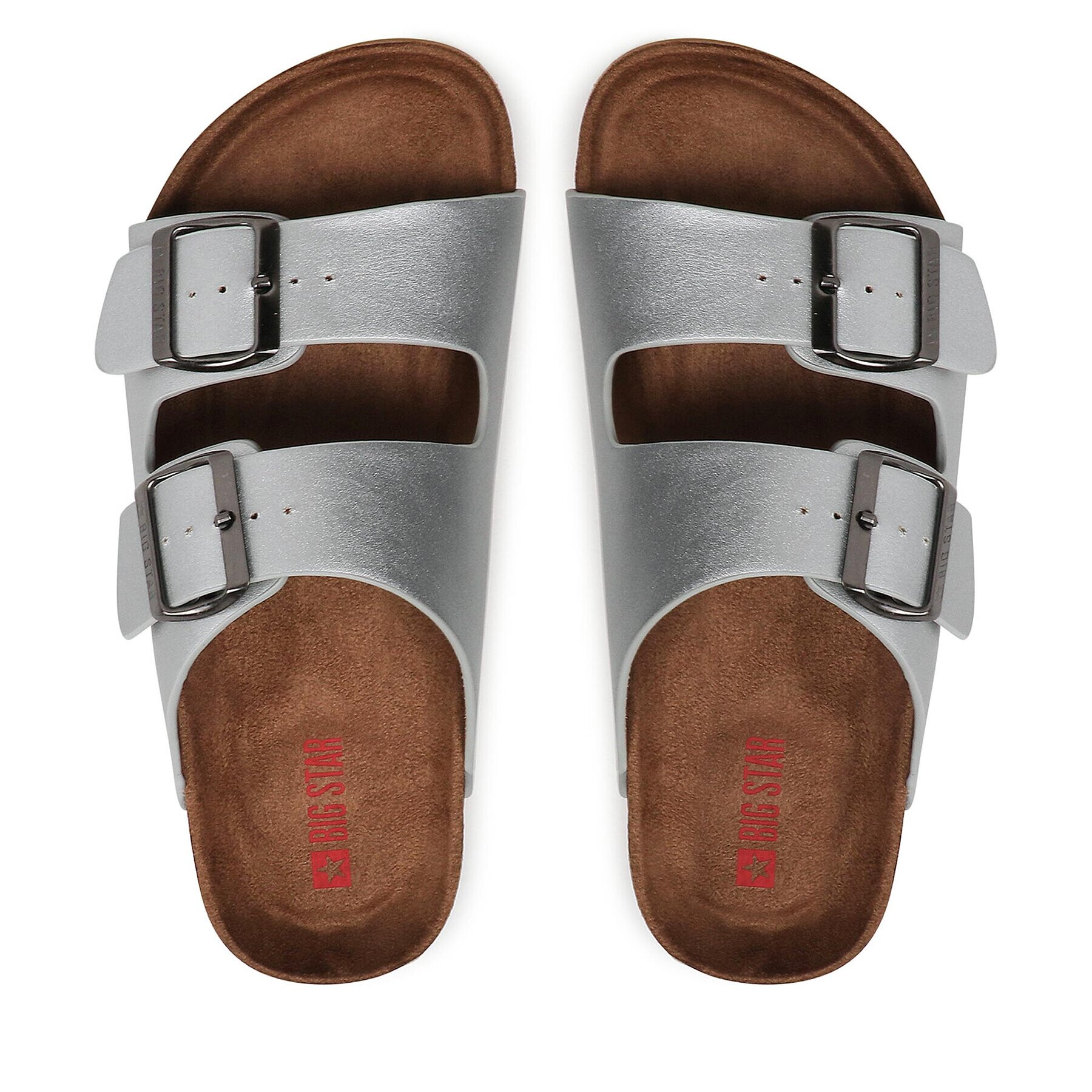 Big Star Shoes Чехли LL274476 Сребрист - Pepit.bg