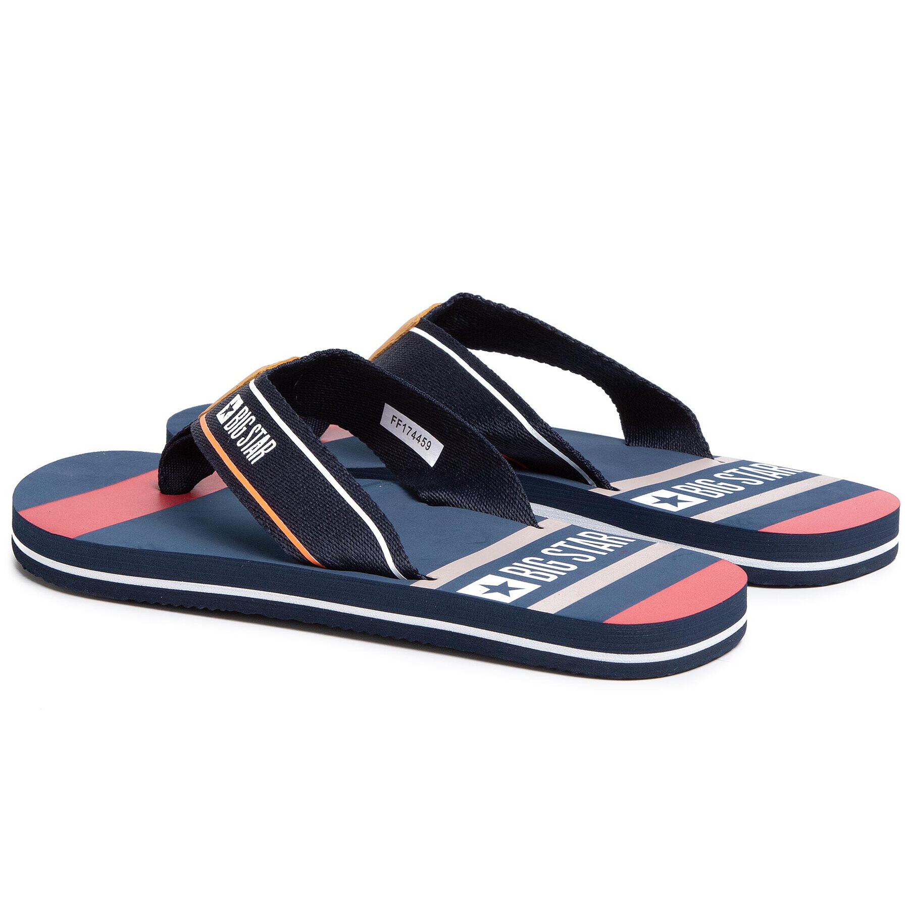 Big Star Shoes Джапанки FF174459 Тъмносин - Pepit.bg