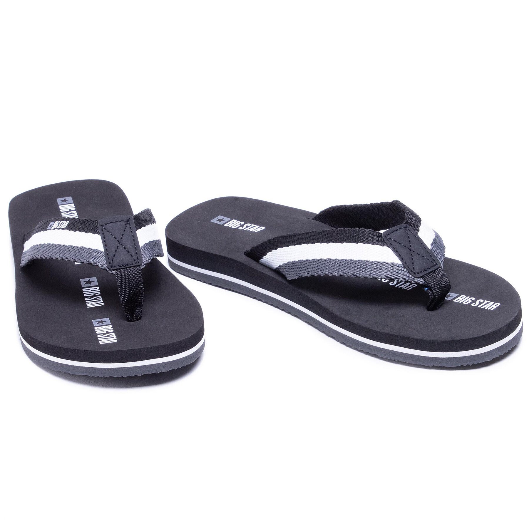 Big Star Shoes Джапанки HH174828 Черен - Pepit.bg