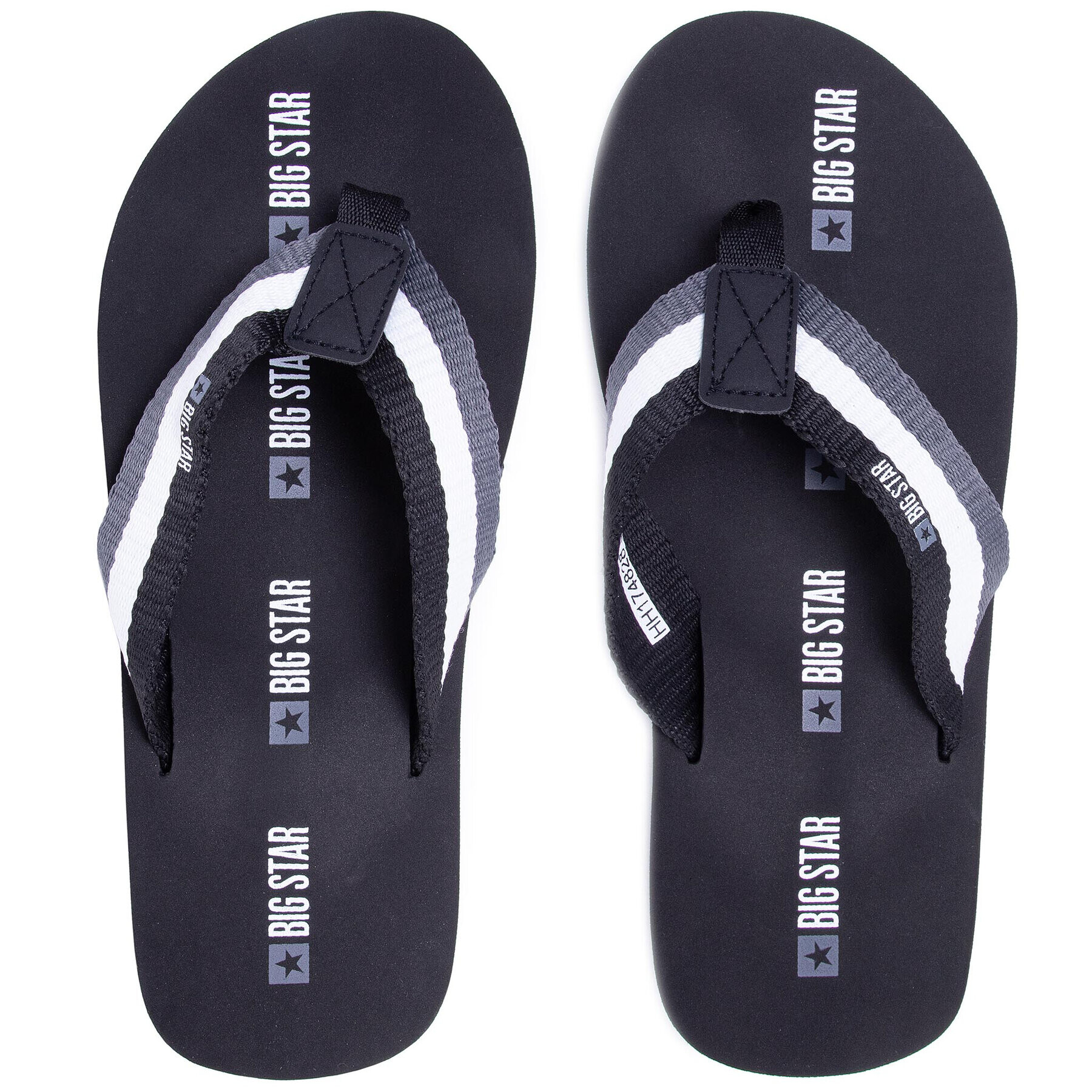 Big Star Shoes Джапанки HH174828 Черен - Pepit.bg