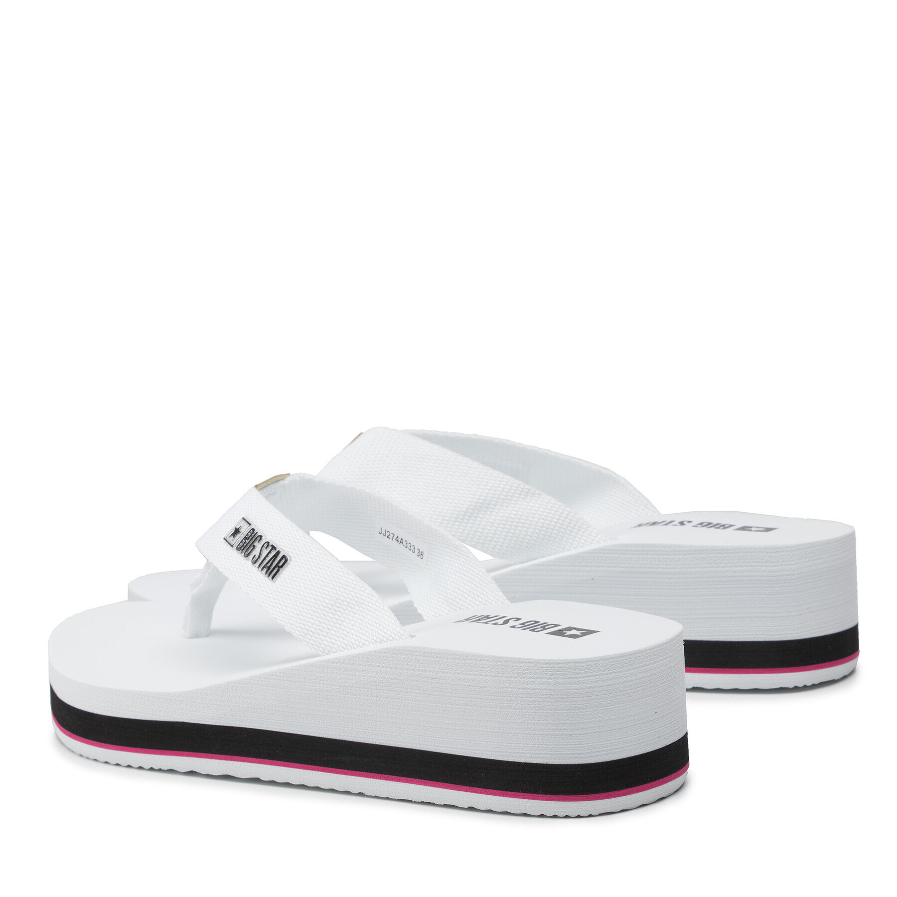 Big Star Shoes Джапанки JJ274A333 Бял - Pepit.bg