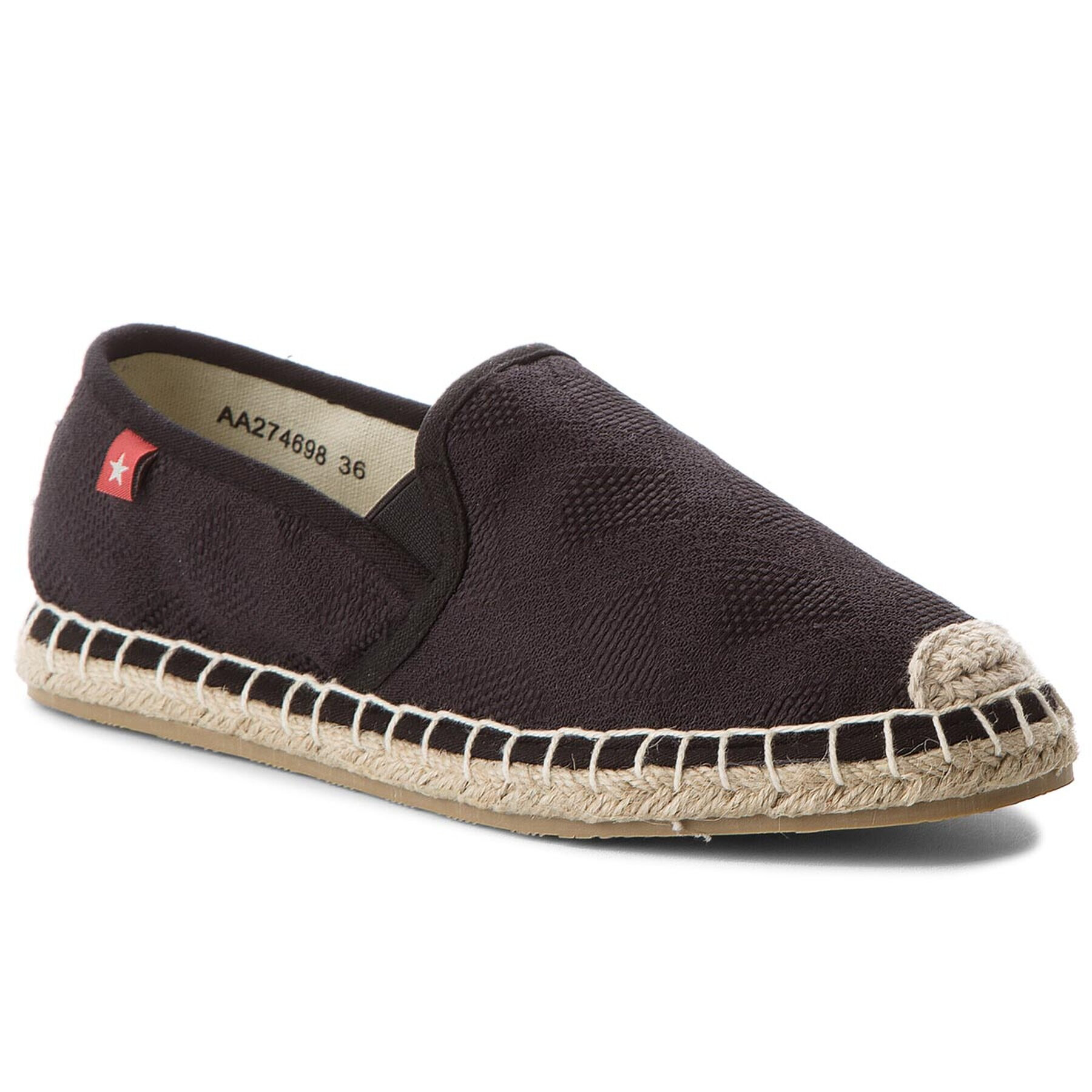 Big Star Shoes Еспадрили AA274698 Черен - Pepit.bg