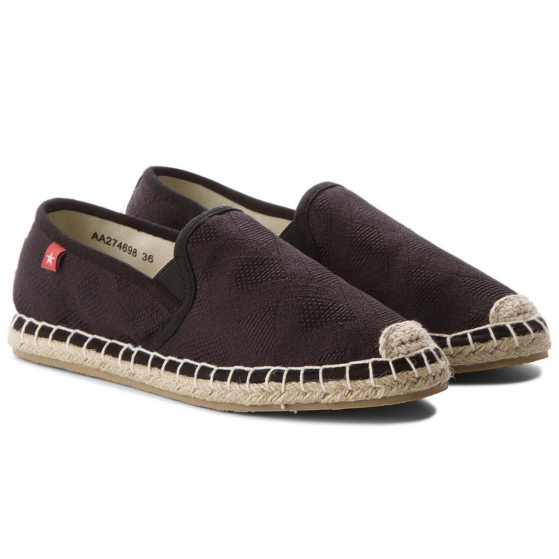 Big Star Shoes Еспадрили AA274698 Черен - Pepit.bg