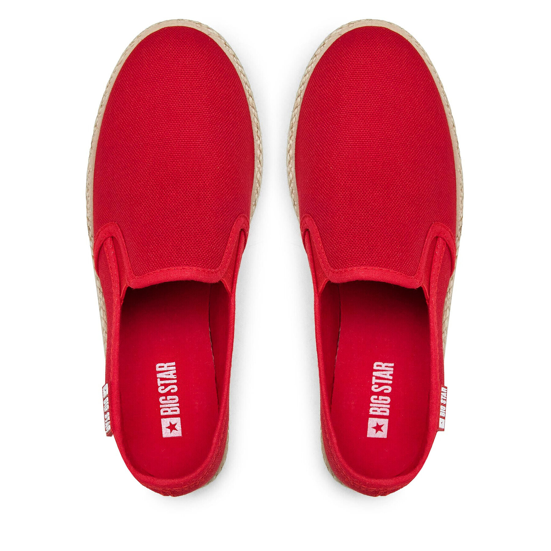 Big Star Shoes Еспадрили DD274018 Червен - Pepit.bg