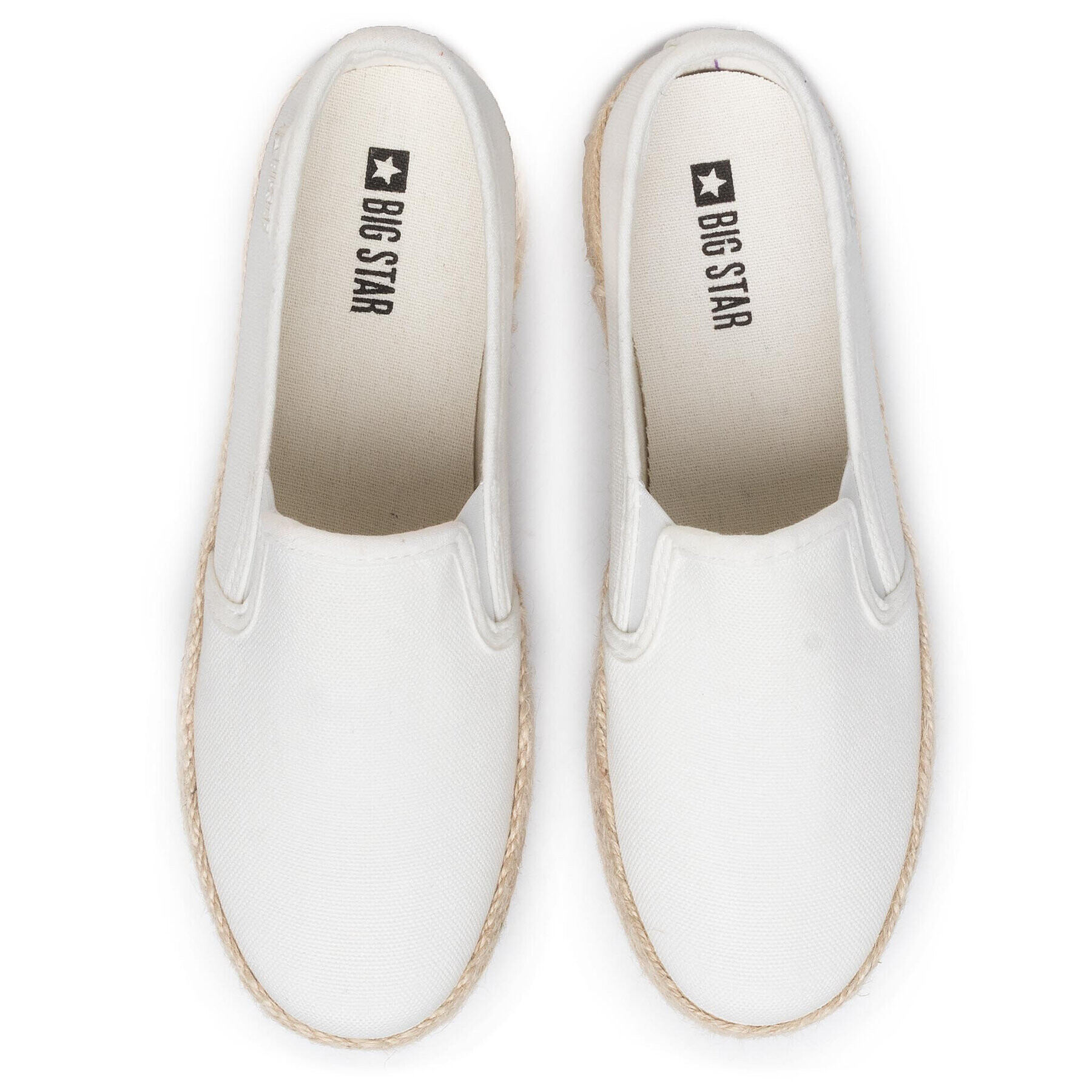 Big Star Shoes Еспадрили FF274151 Бял - Pepit.bg