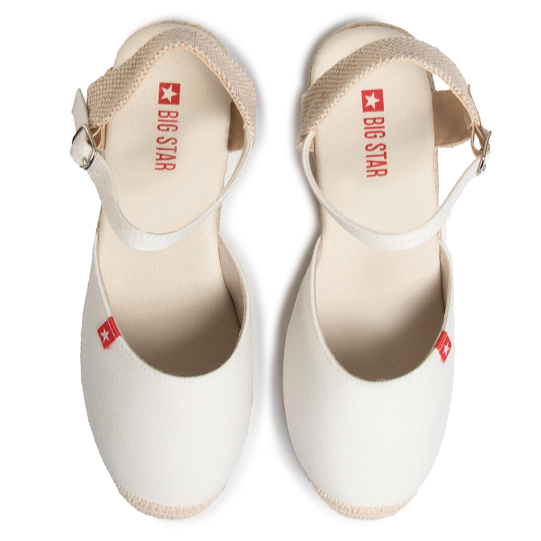 Big Star Shoes Еспадрили FF274546 Бял - Pepit.bg