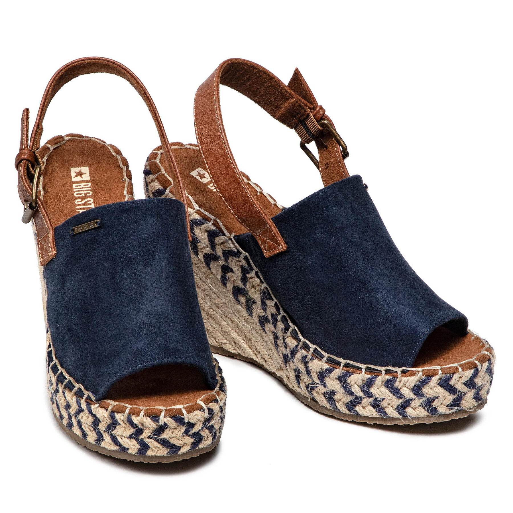 Big Star Shoes Еспадрили FF274980 Тъмносин - Pepit.bg