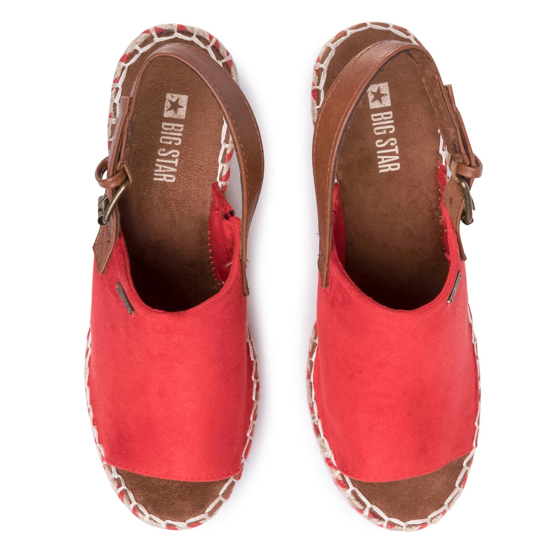 Big Star Shoes Еспадрили FF274981 Червен - Pepit.bg