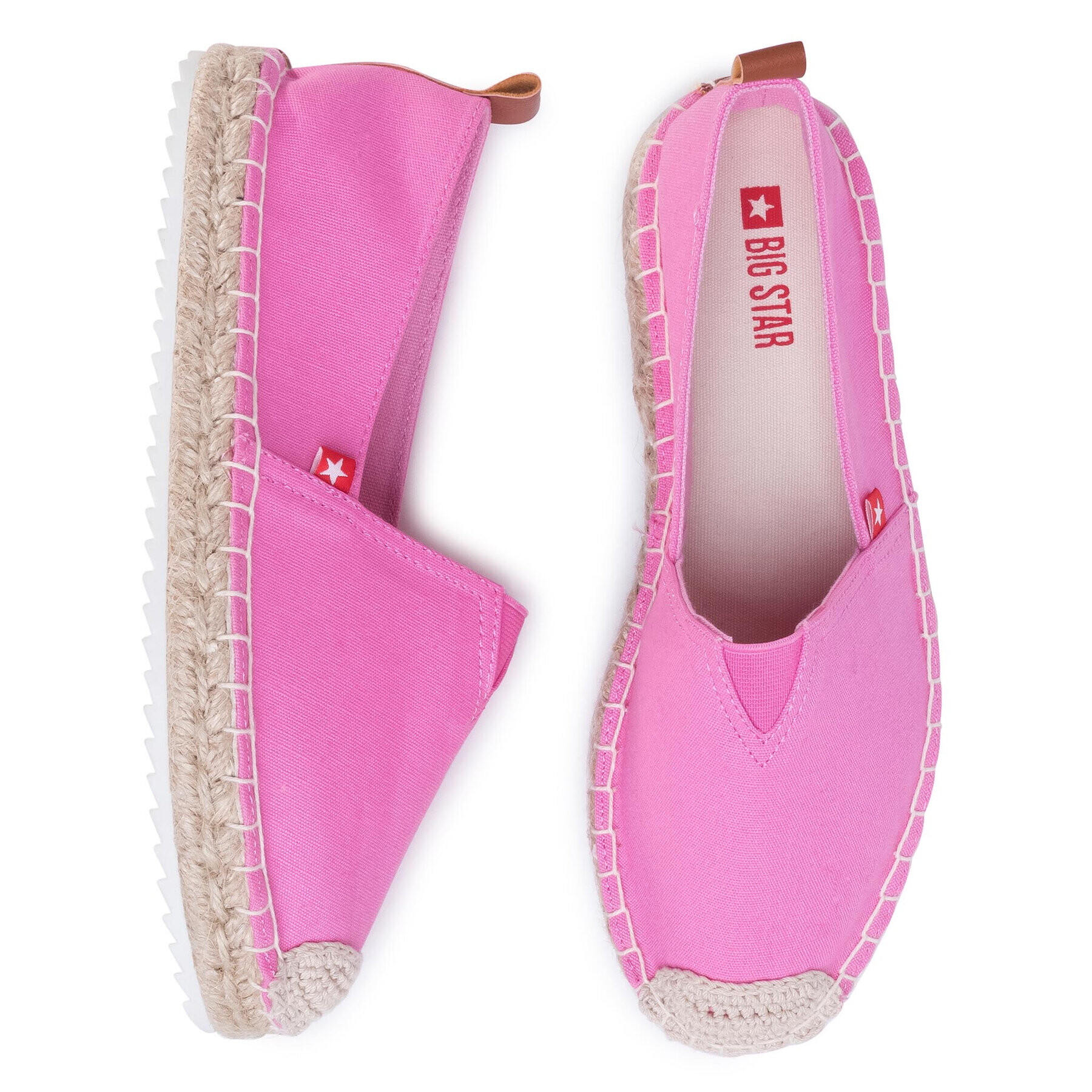 Big Star Shoes Еспадрили FF274A501 Розов - Pepit.bg