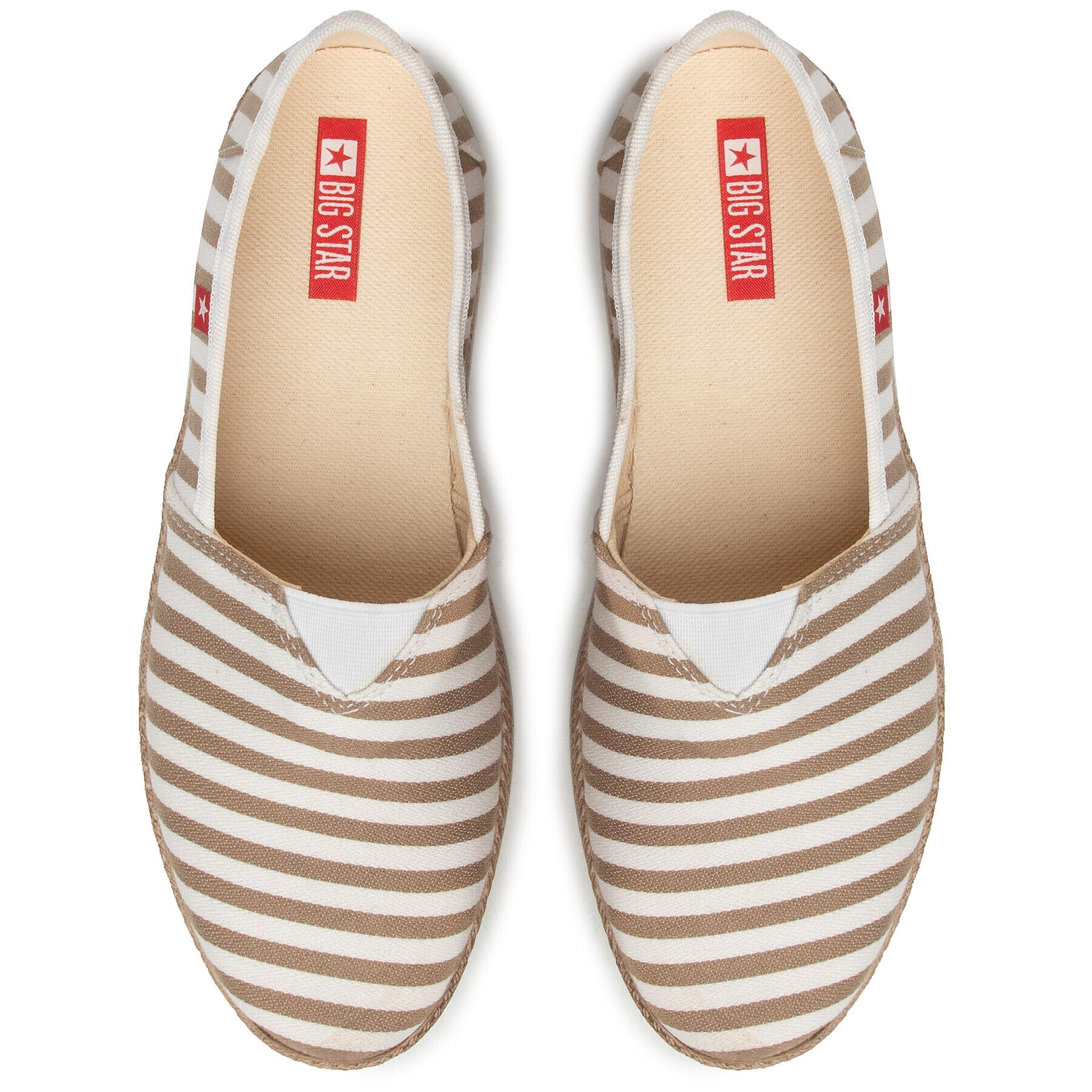 Big Star Shoes Еспадрили FF276029 Бежов - Pepit.bg