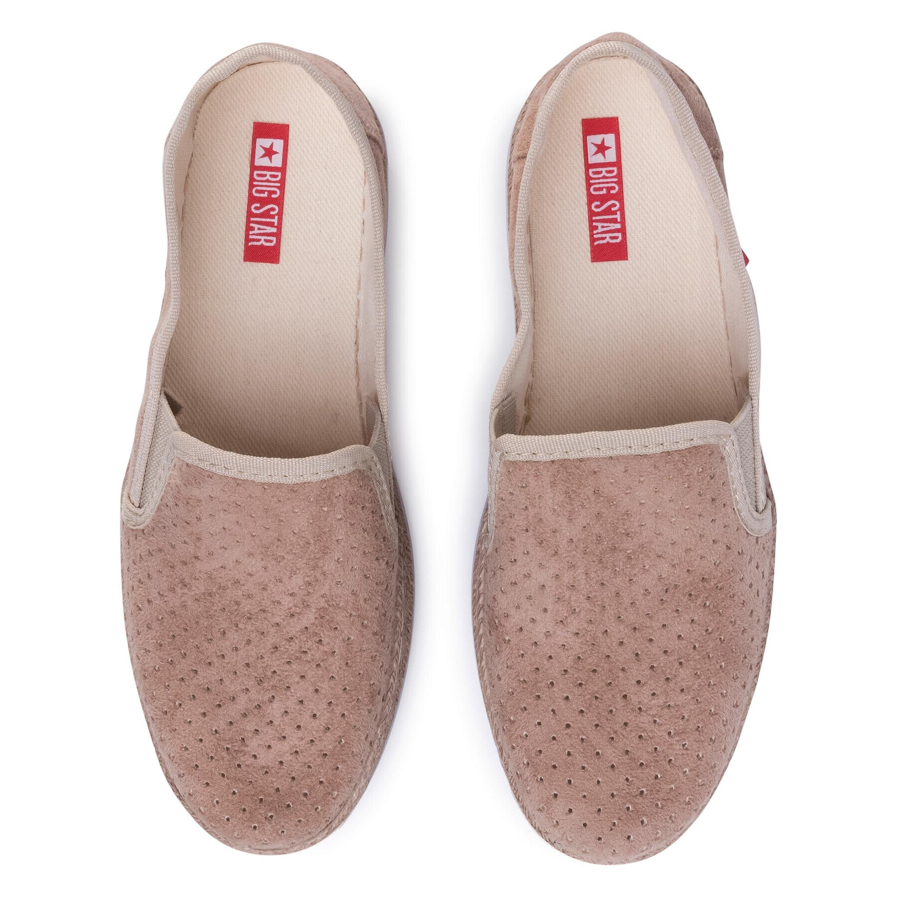 Big Star Shoes Еспадрили FF276035 Бежов - Pepit.bg