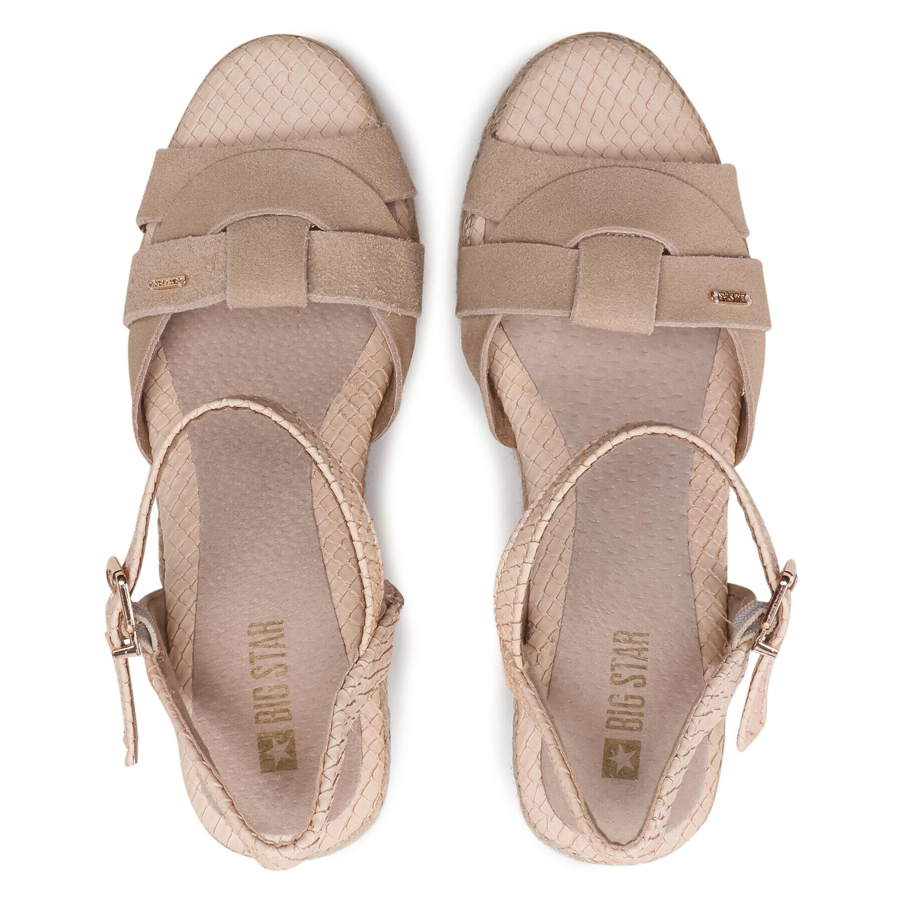Big Star Shoes Еспадрили HH274380 Бежов - Pepit.bg