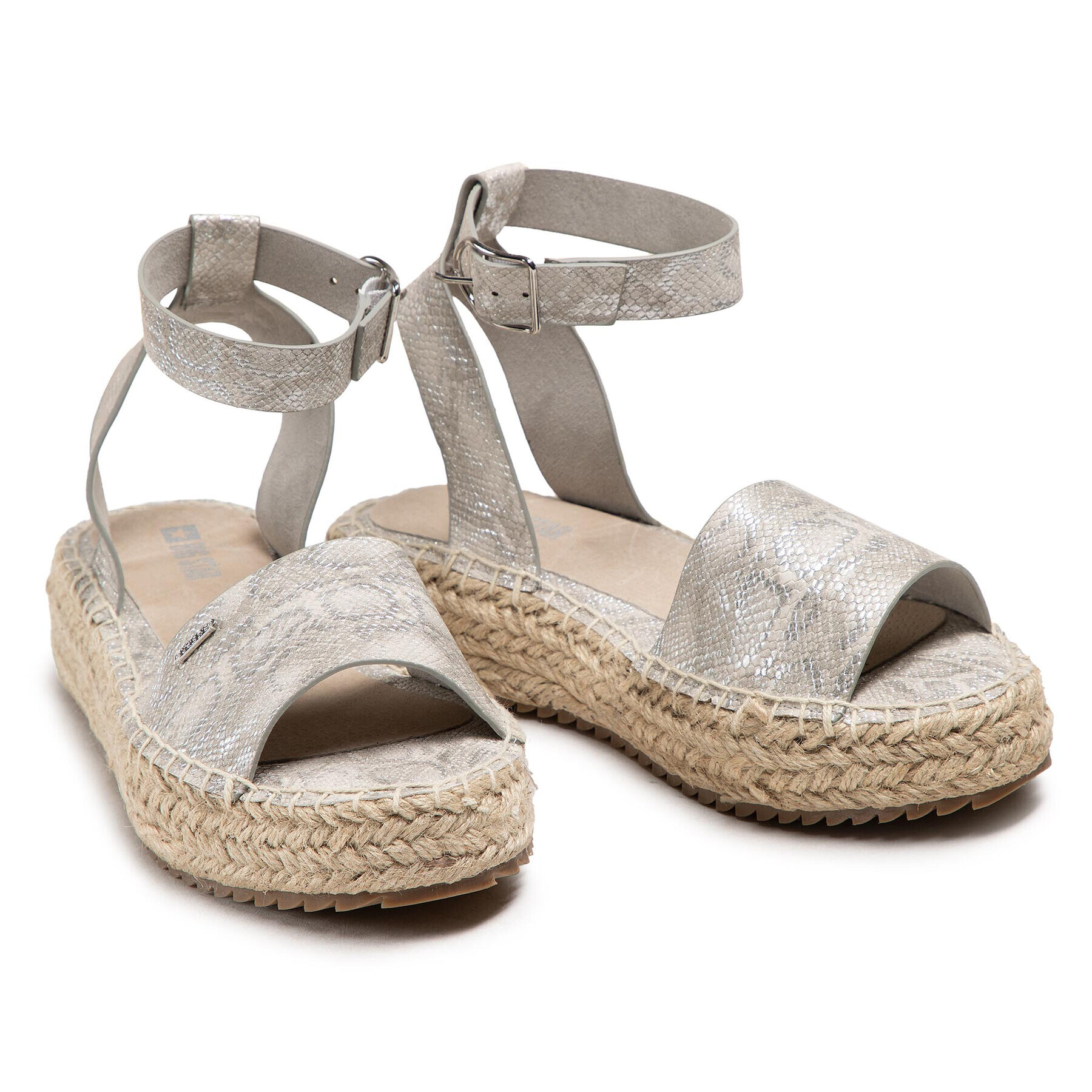 Big Star Shoes Еспадрили HH274397 Сребрист - Pepit.bg