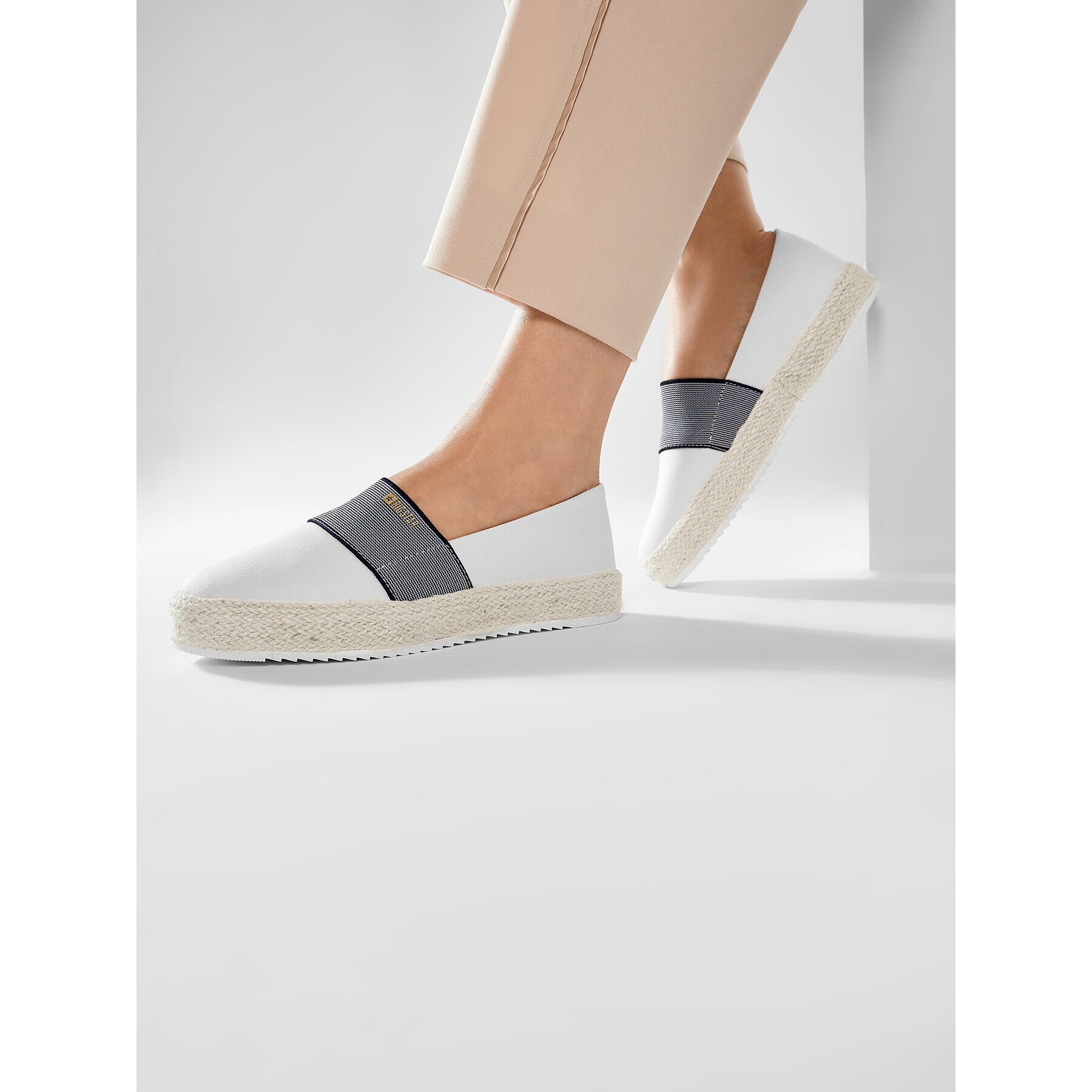 Big Star Shoes Еспадрили HH274480 Бял - Pepit.bg